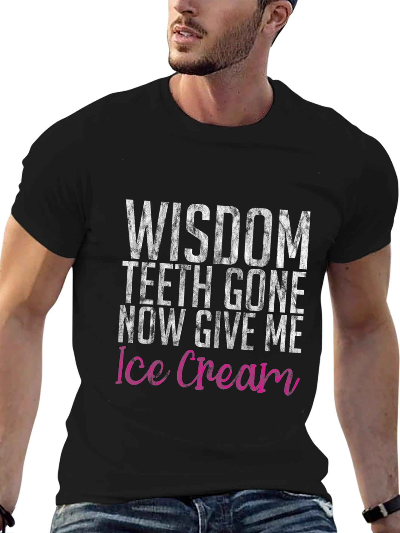 Camiseta Humorística Wisdom Teeth Gone Ice Cream