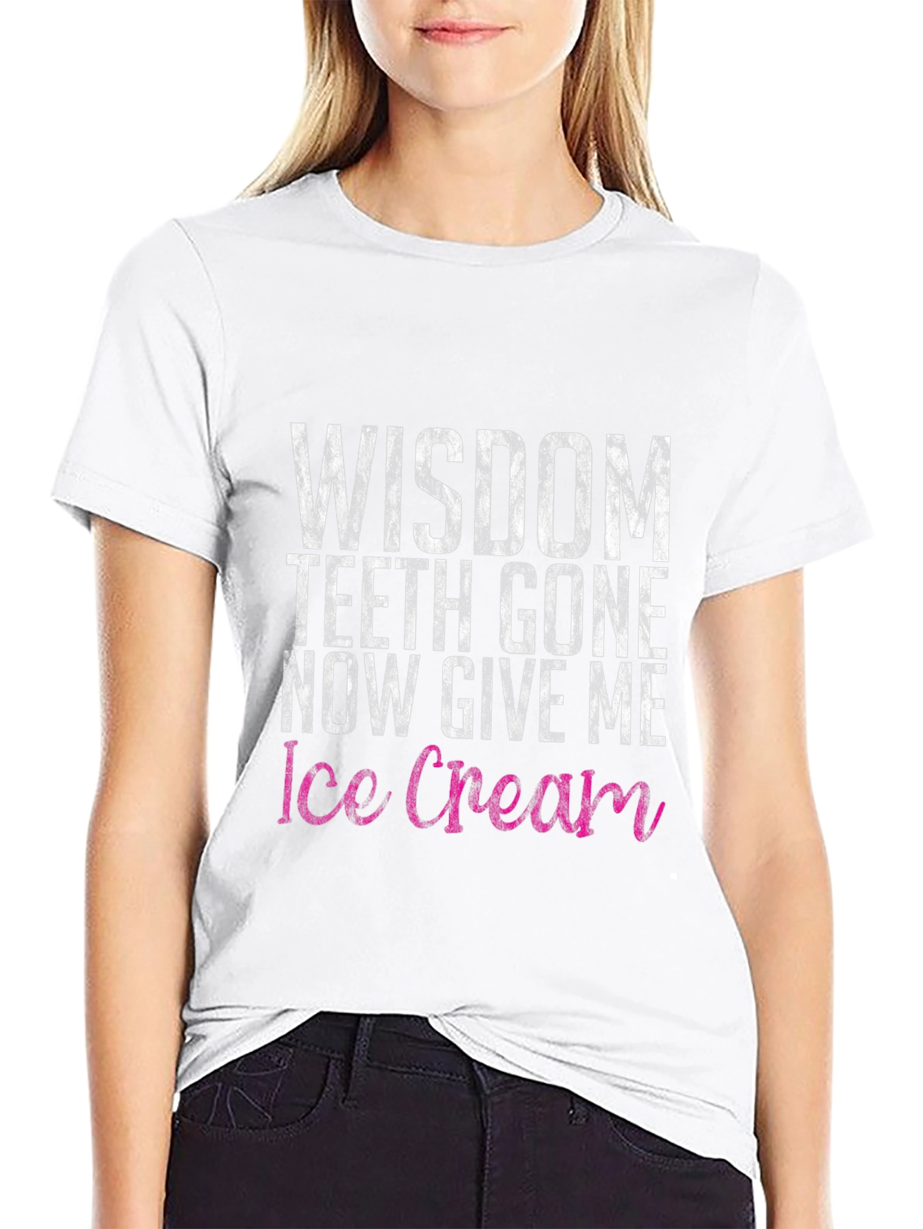 Camiseta Humorística Wisdom Teeth Gone Ice Cream