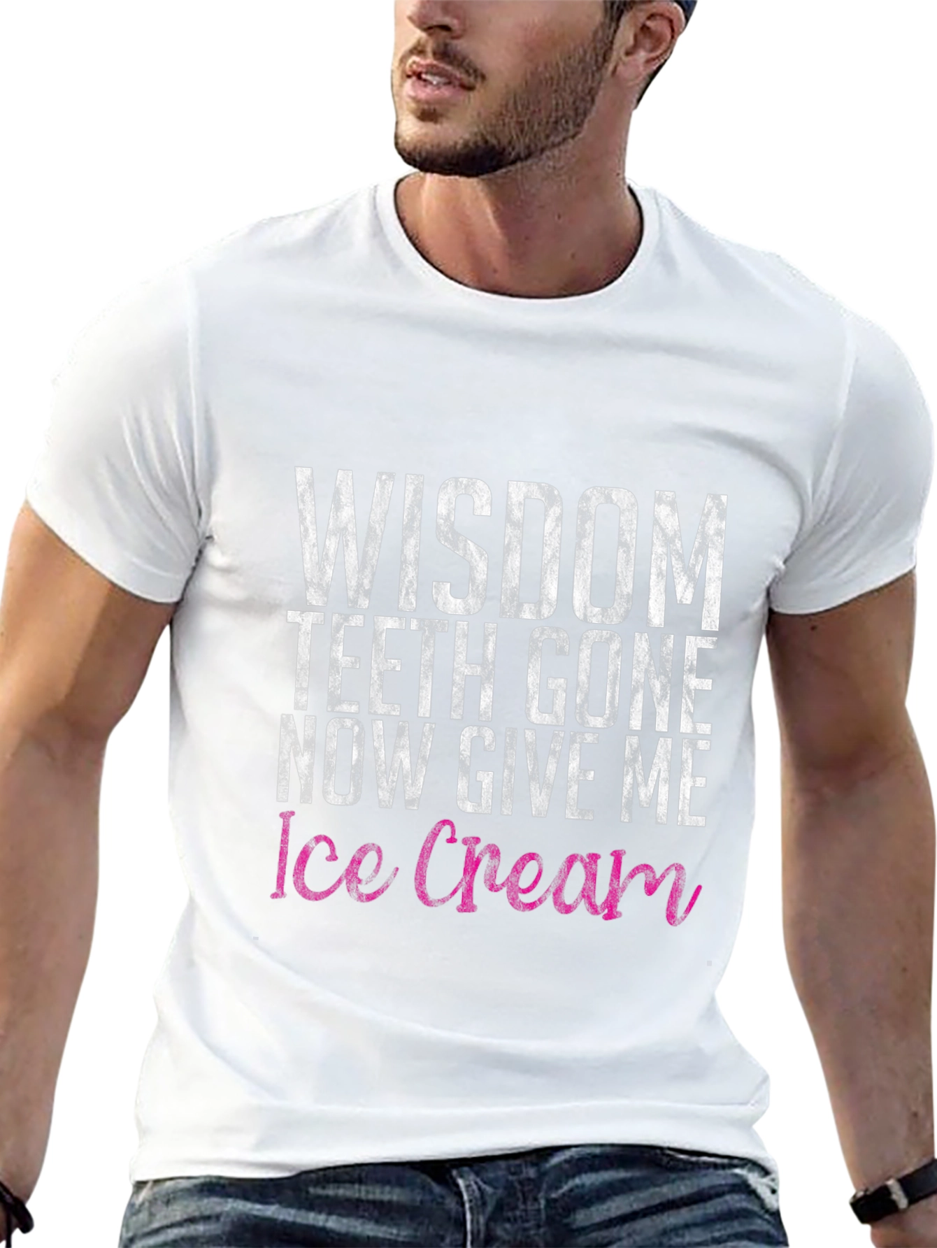 Camiseta Humorística Wisdom Teeth Gone Ice Cream