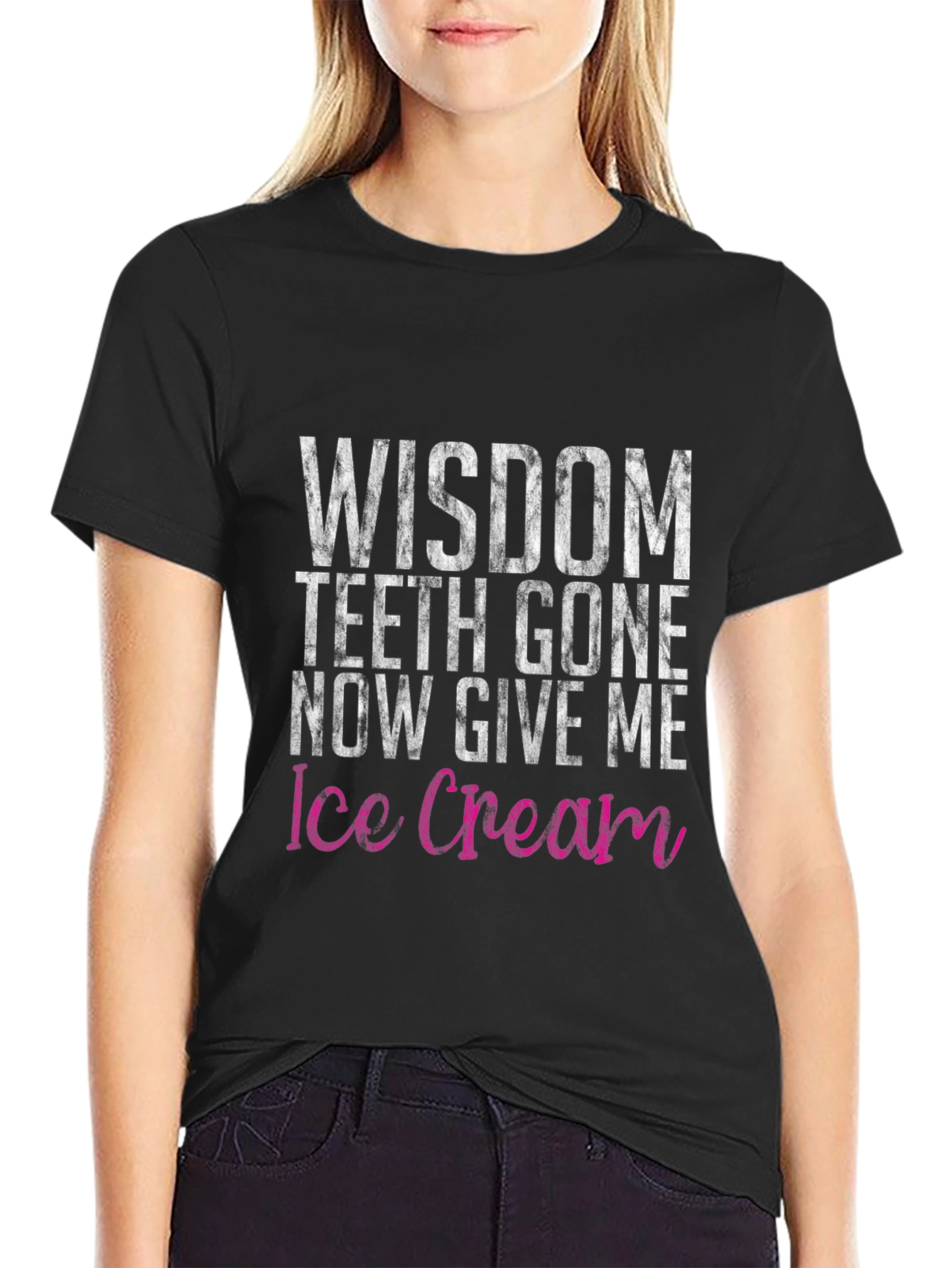Camiseta Humorística Wisdom Teeth Gone Ice Cream