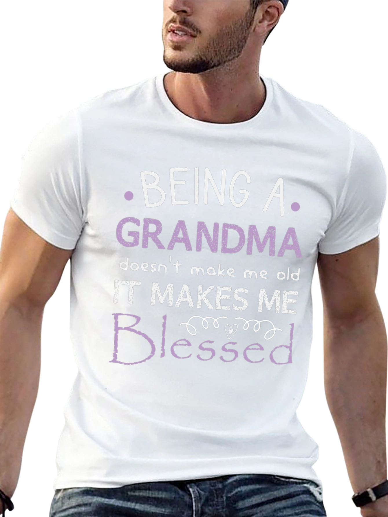 Camiseta Negra Abuela Bendecida
