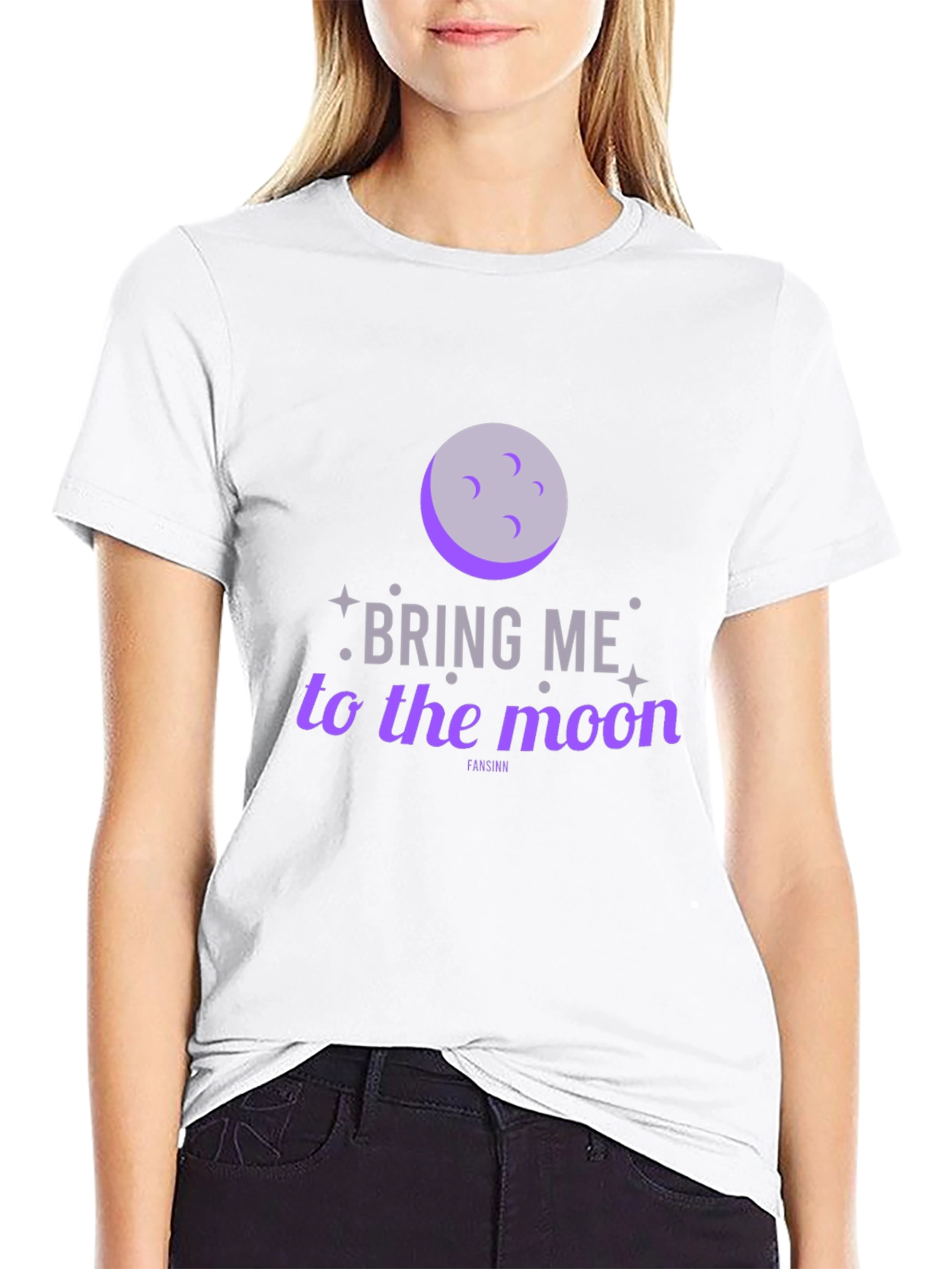Camiseta Negra Bring Me To The Moon