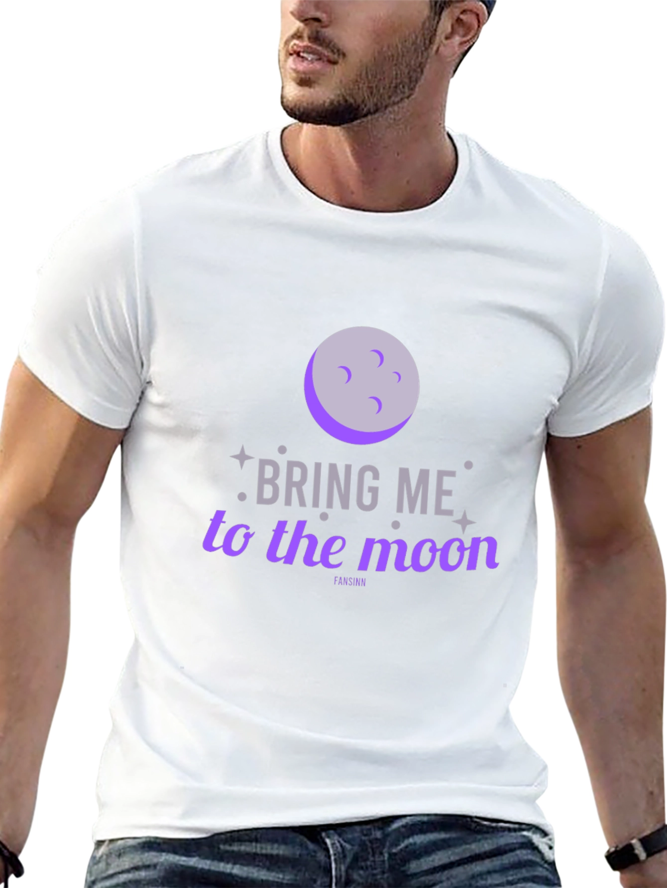 Camiseta Negra Bring Me To The Moon