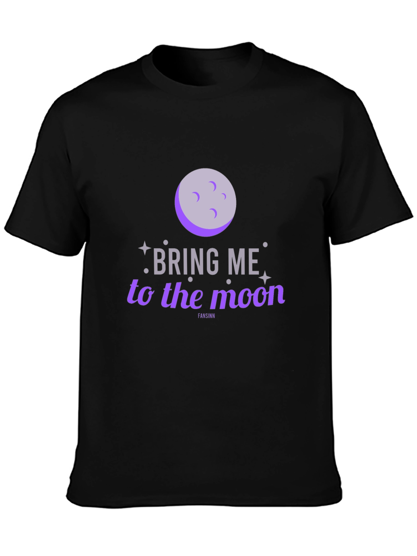 Camiseta Negra Bring Me To The Moon