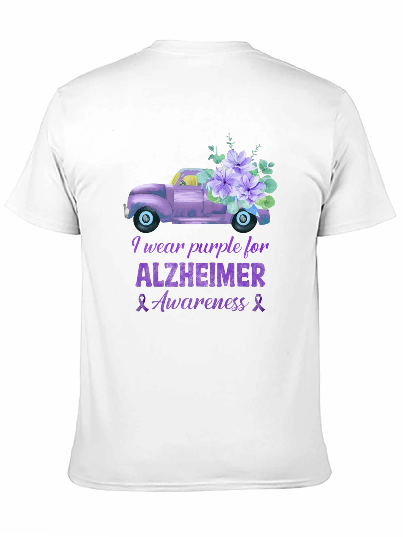 Camiseta Morada Concientización Alzheimer