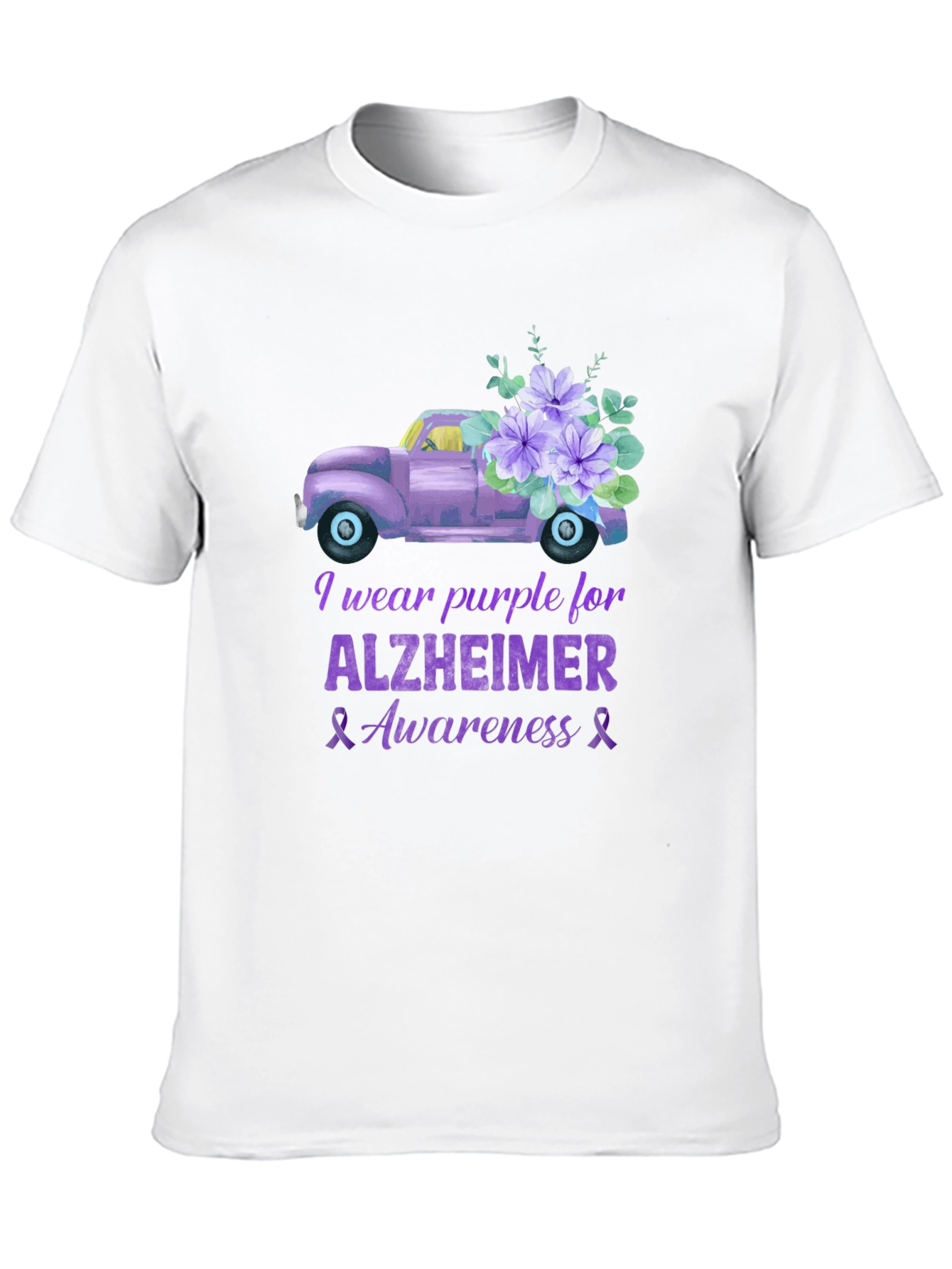 Camiseta Morada Concientización Alzheimer