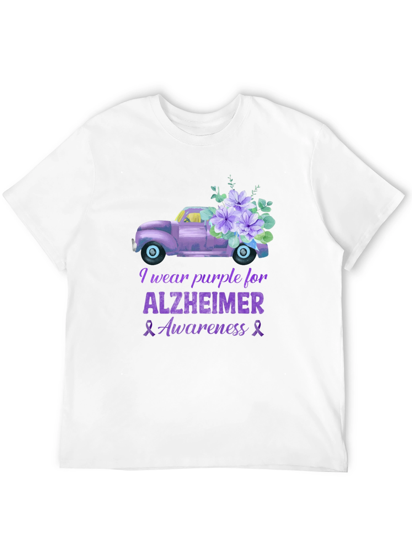 Camiseta Morada Concientización Alzheimer