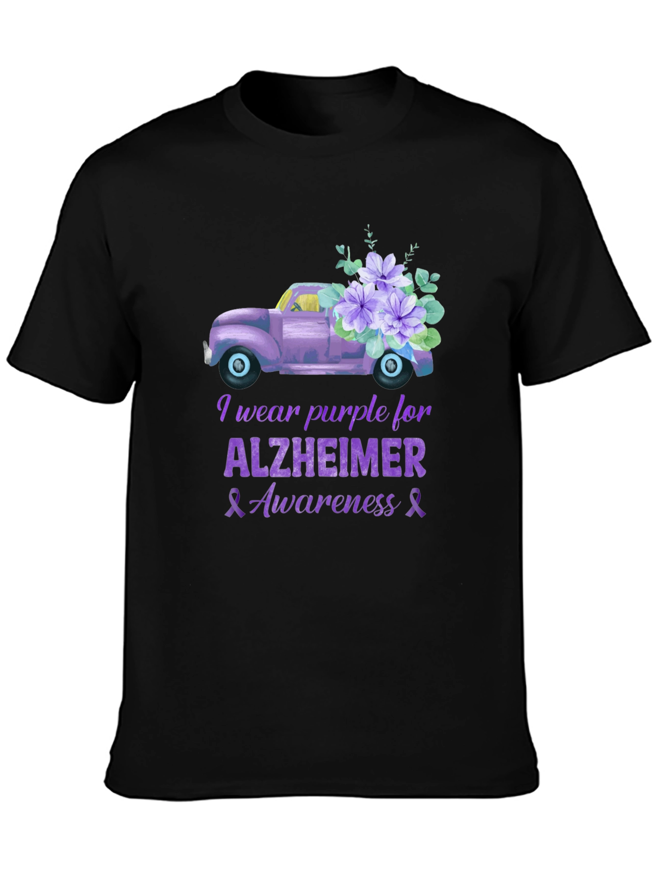 Camiseta Morada Concientización Alzheimer
