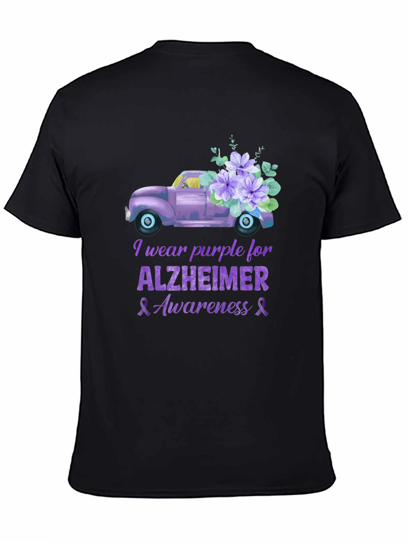 Camiseta Morada Concientización Alzheimer