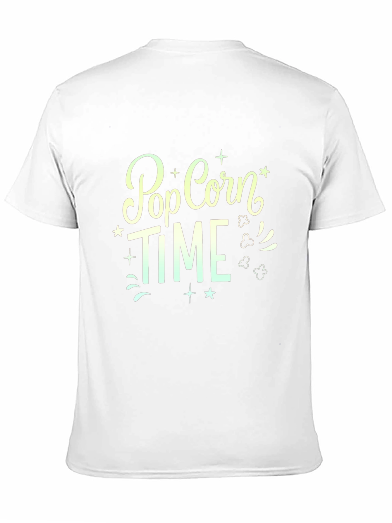 Camiseta Negra Pop Corn Time