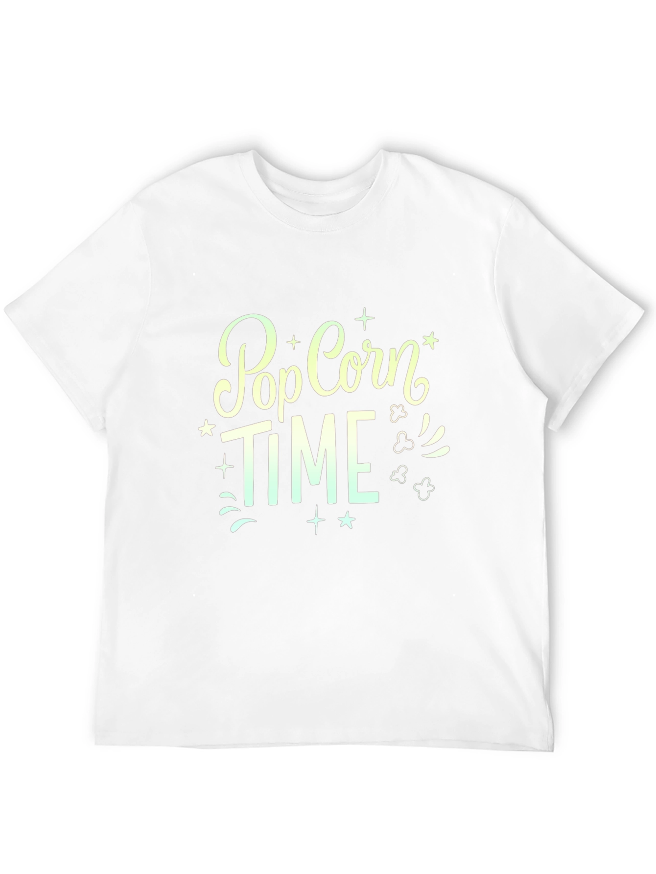 Camiseta Negra Pop Corn Time