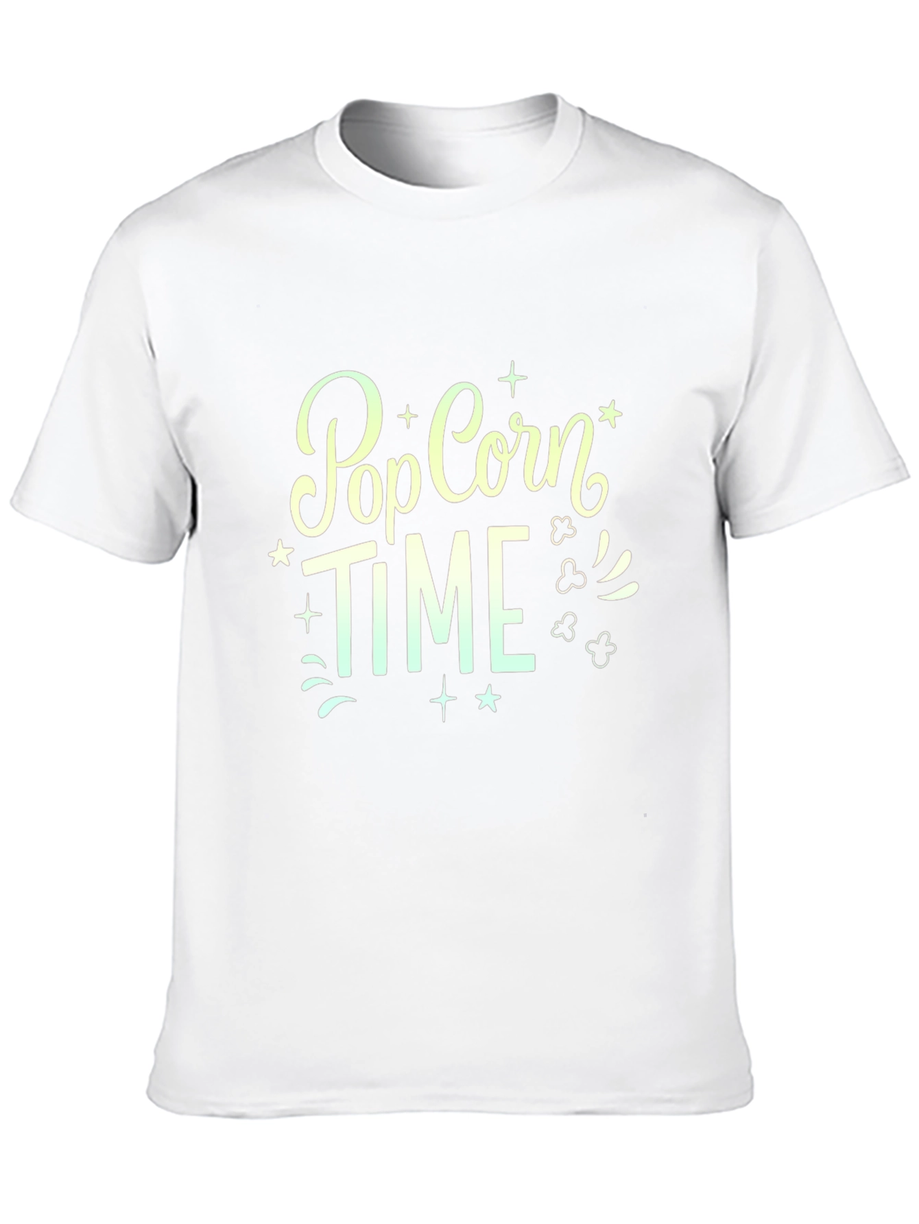 Camiseta Negra Pop Corn Time