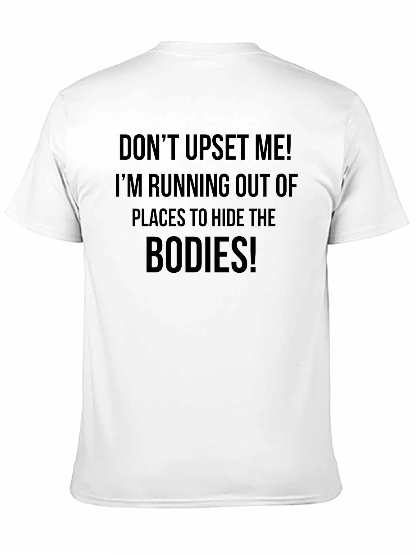 Camiseta Negra: ¡No Me Enfades!
