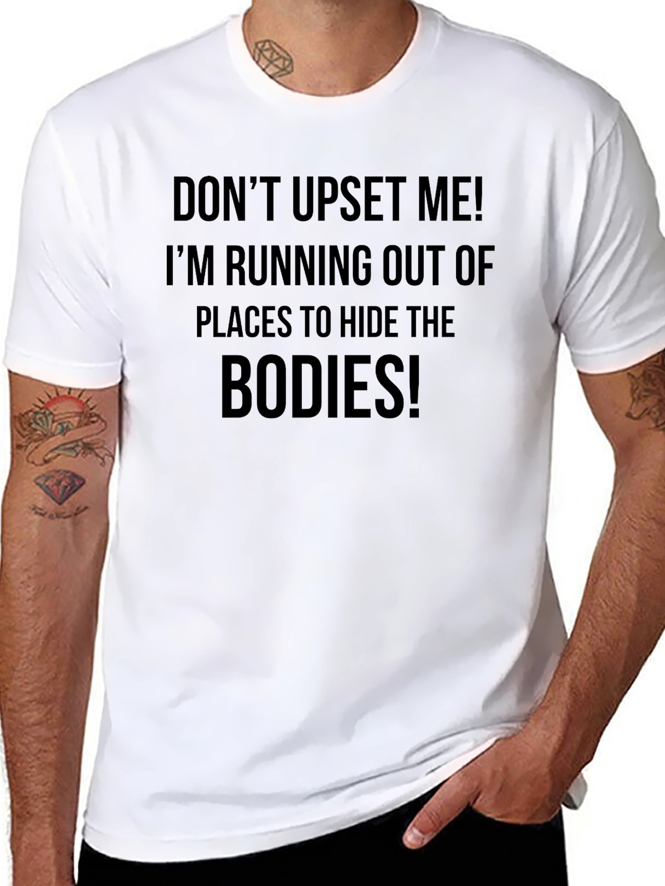 Camiseta Negra: ¡No Me Enfades!