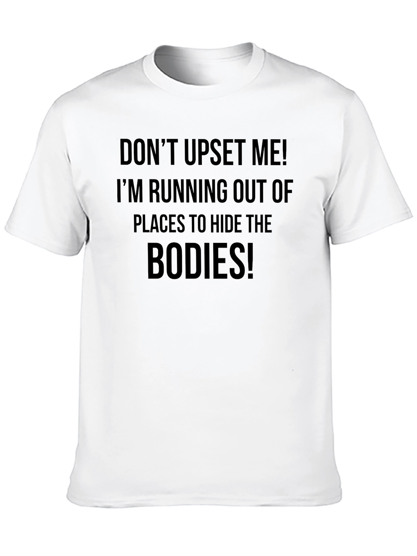 Camiseta Negra: ¡No Me Enfades!