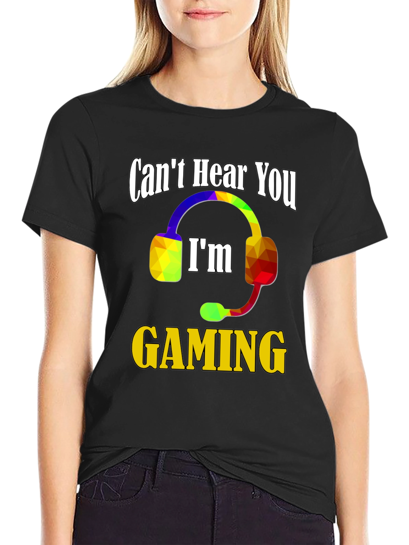 Camiseta Gamer: No te oigo estoy jugando
