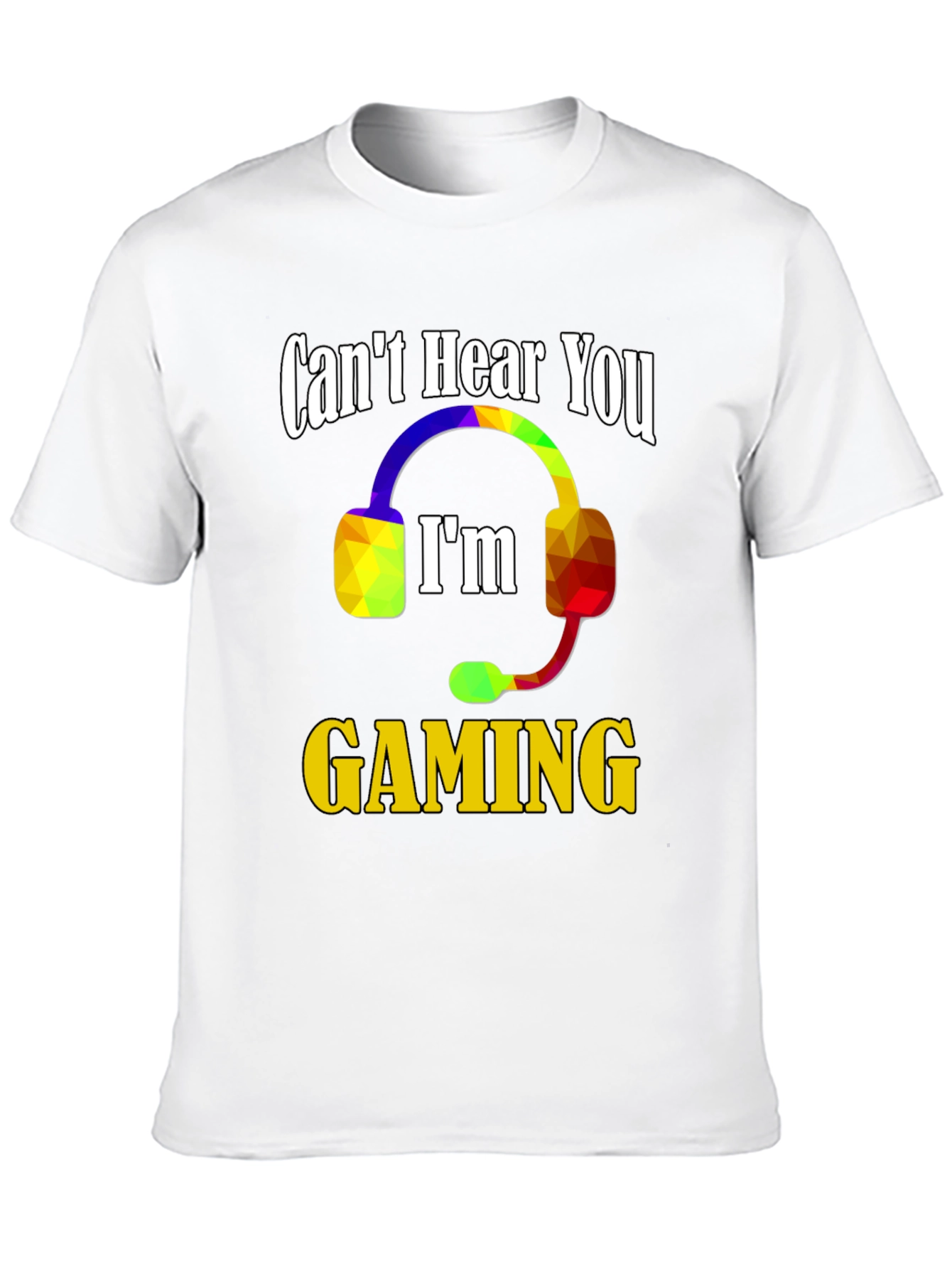 Camiseta Gamer: No te oigo estoy jugando
