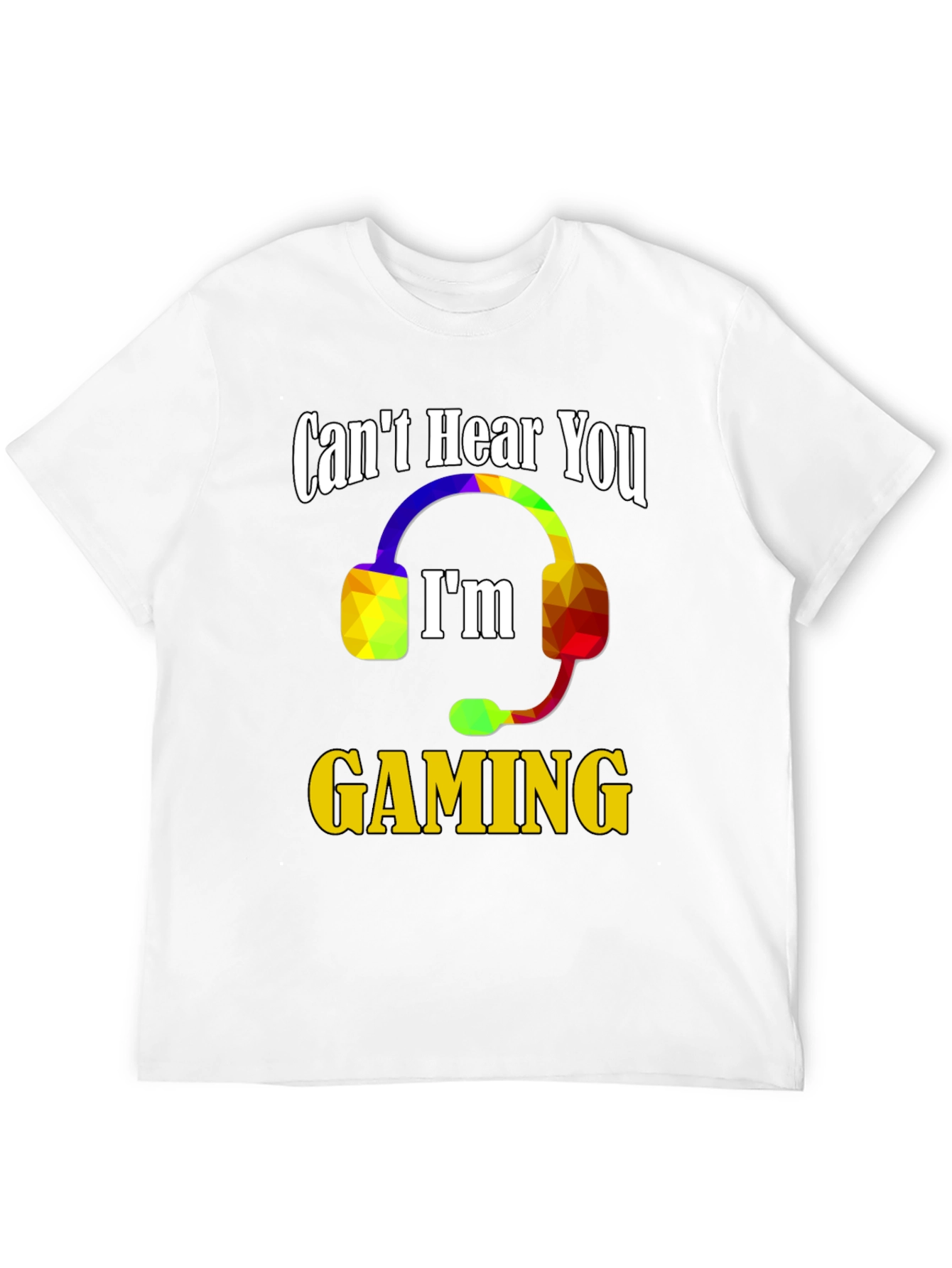 Camiseta Gamer: No te oigo estoy jugando