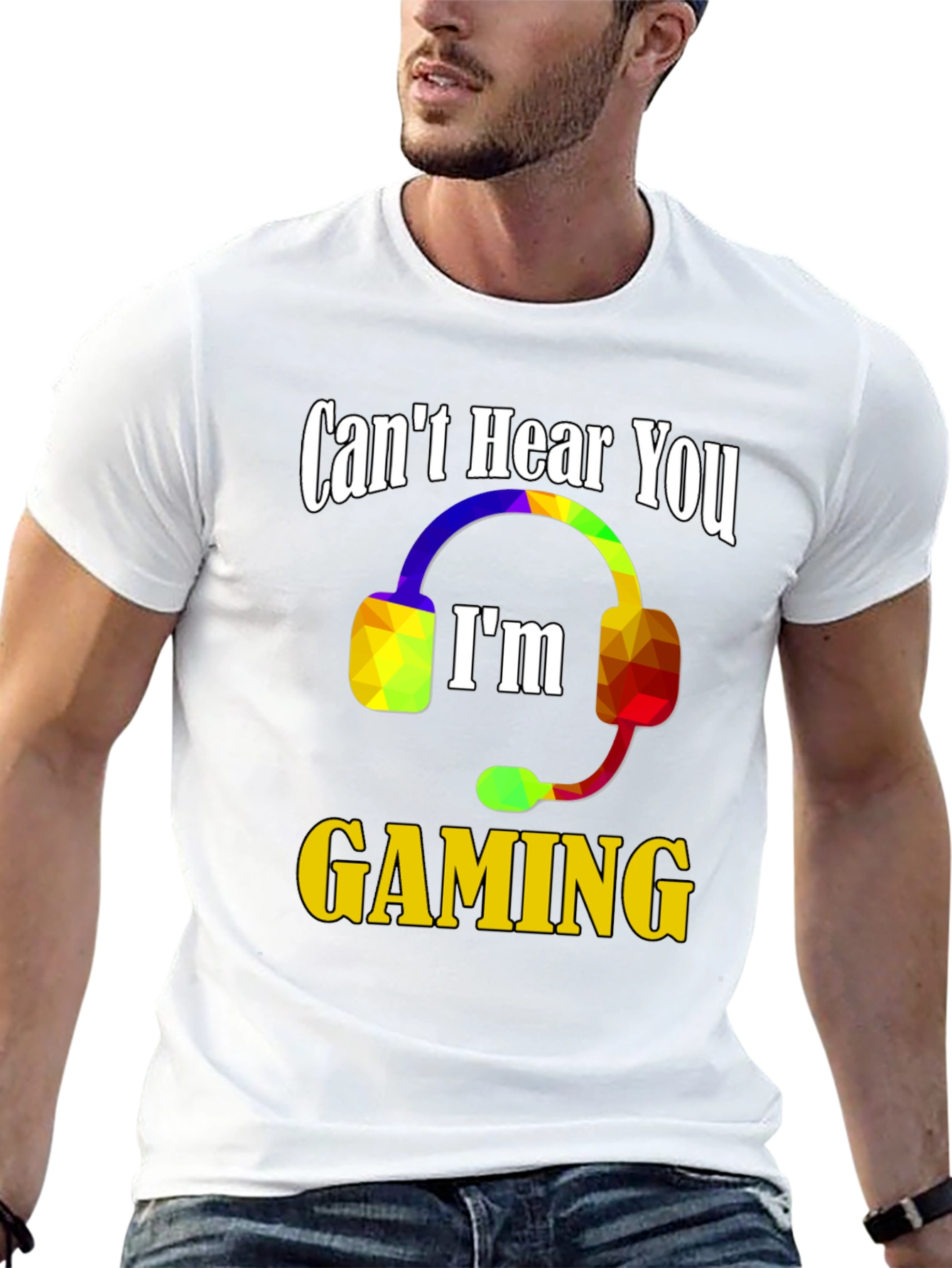 Camiseta Gamer: No te oigo estoy jugando