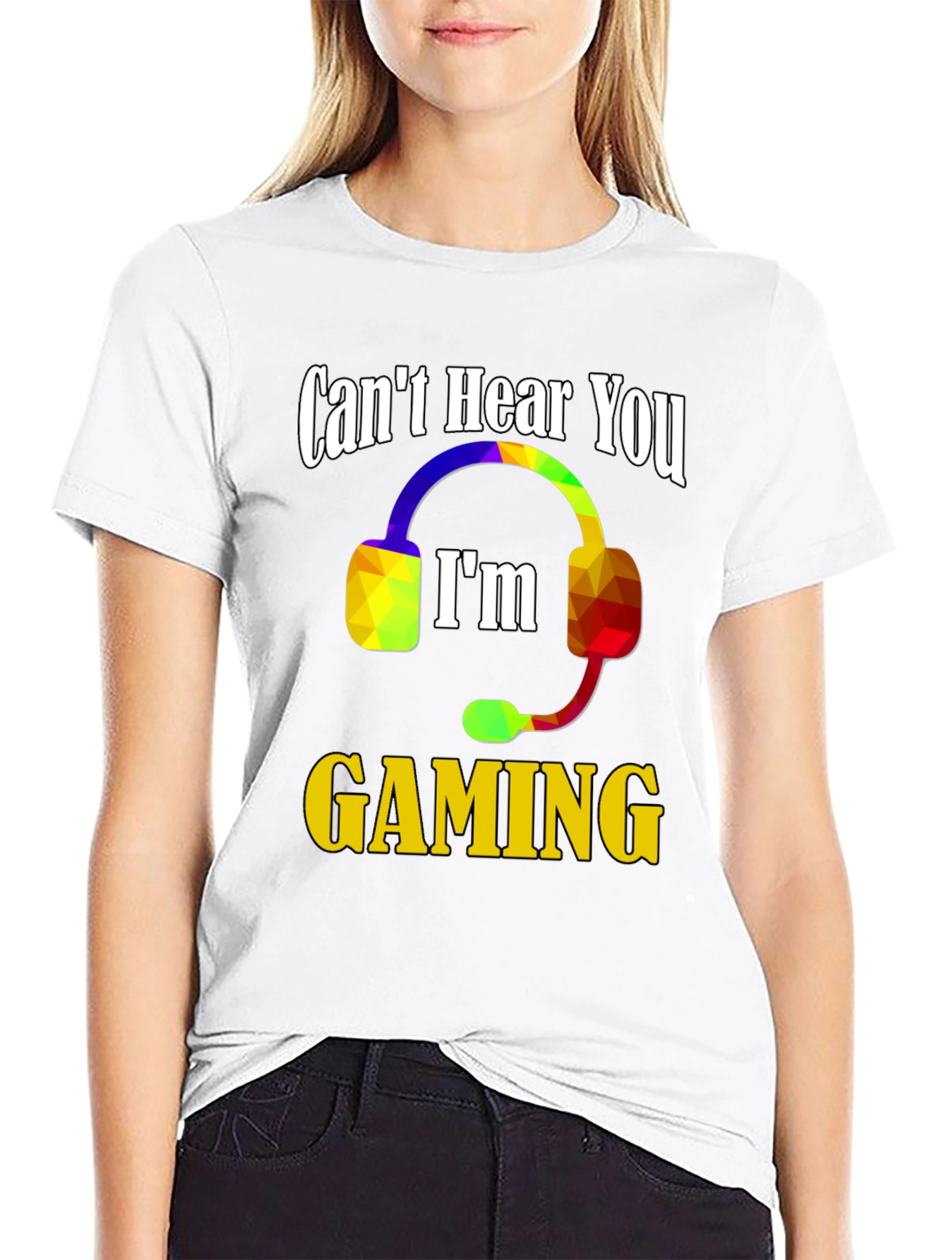 Camiseta Gamer: No te oigo estoy jugando