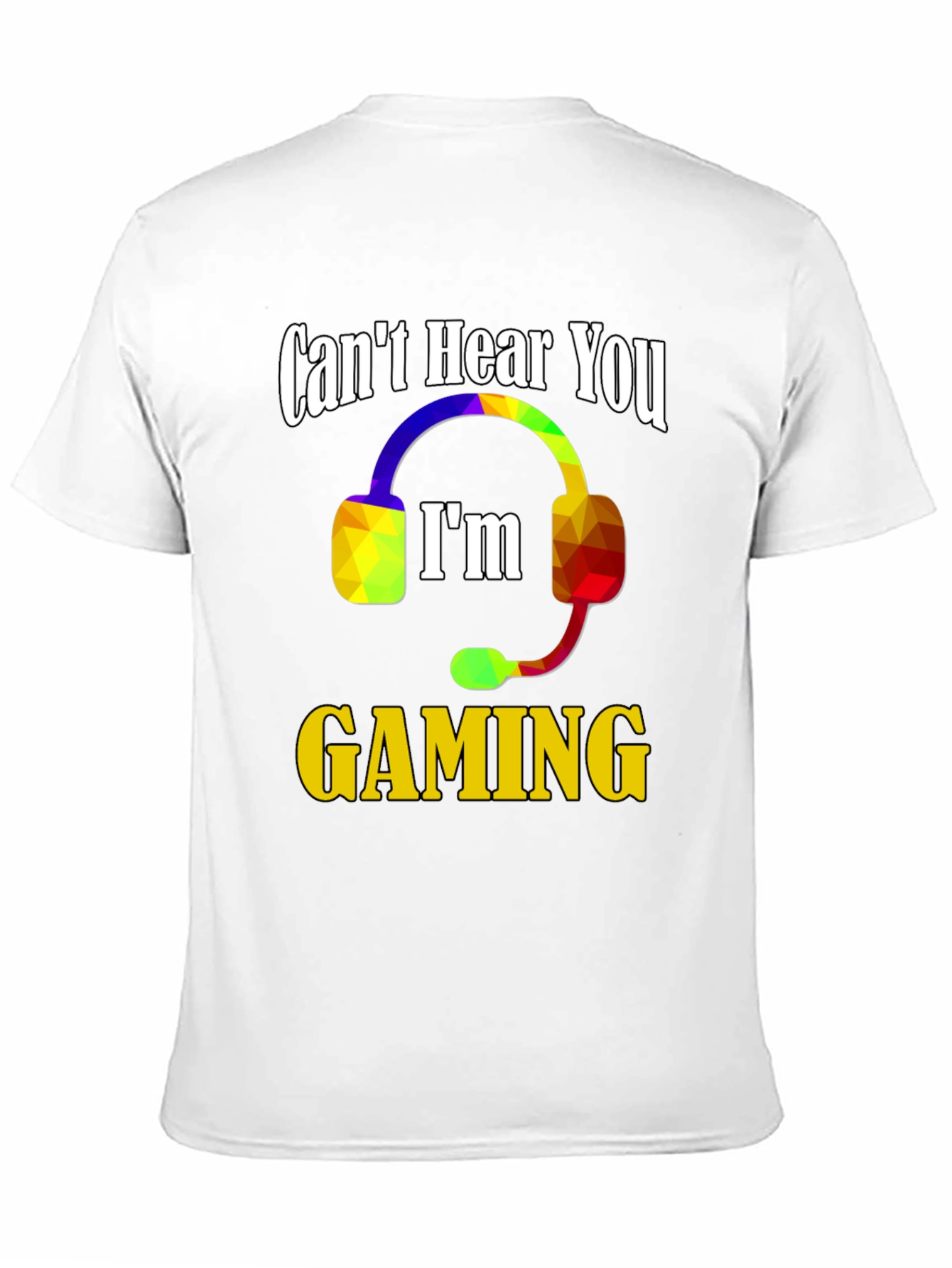Camiseta Gamer: No te oigo estoy jugando