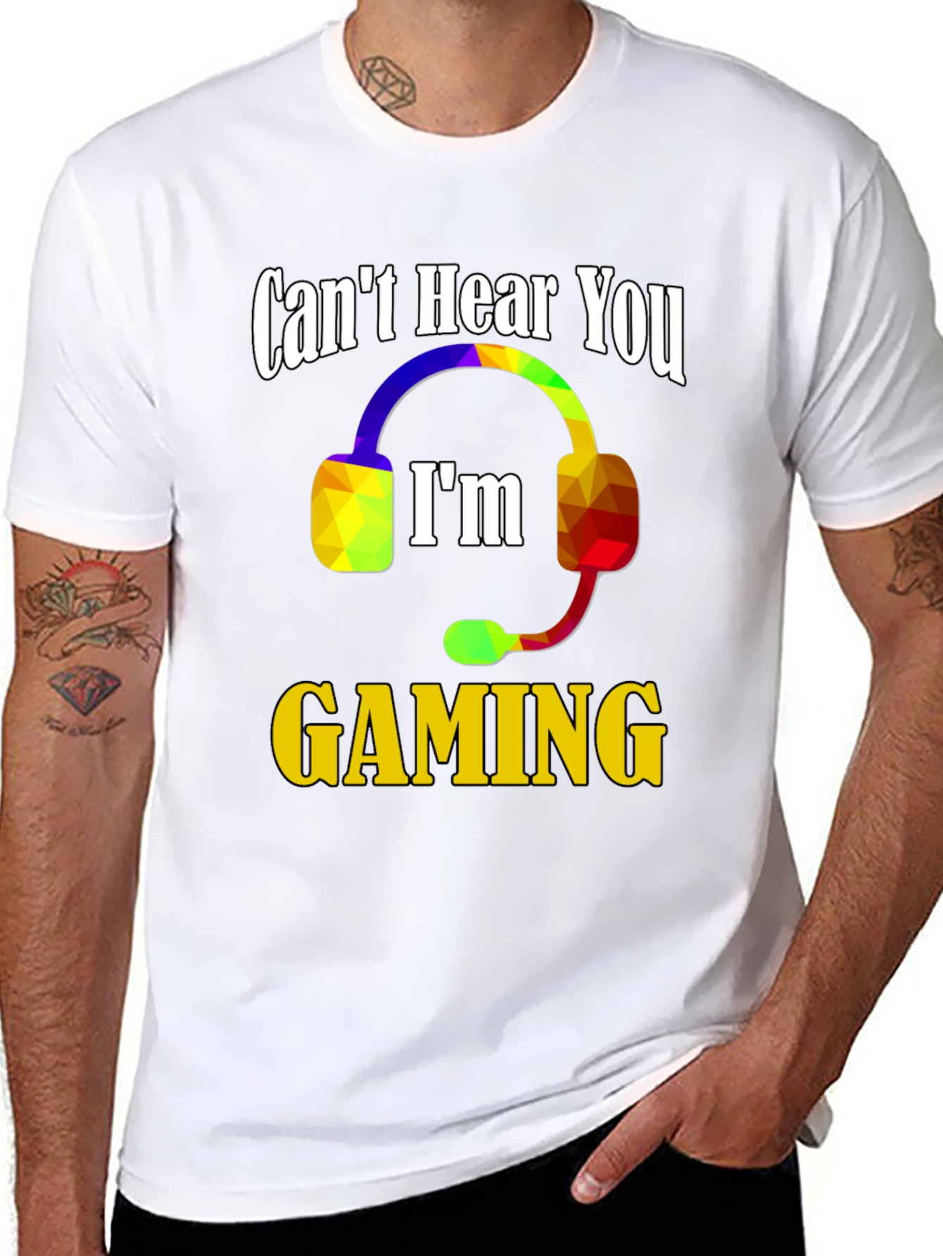 Camiseta Gamer: No te oigo estoy jugando