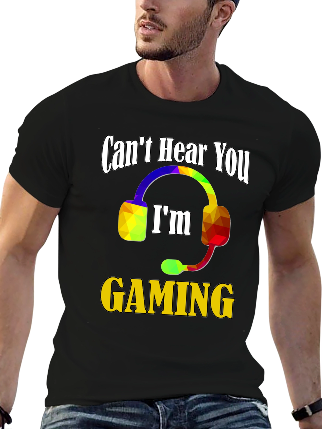 Camiseta Gamer: No te oigo estoy jugando
