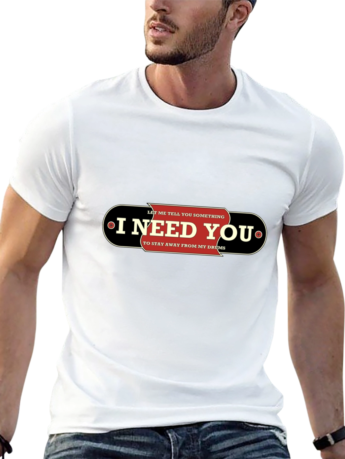 Camiseta Negra I Need You