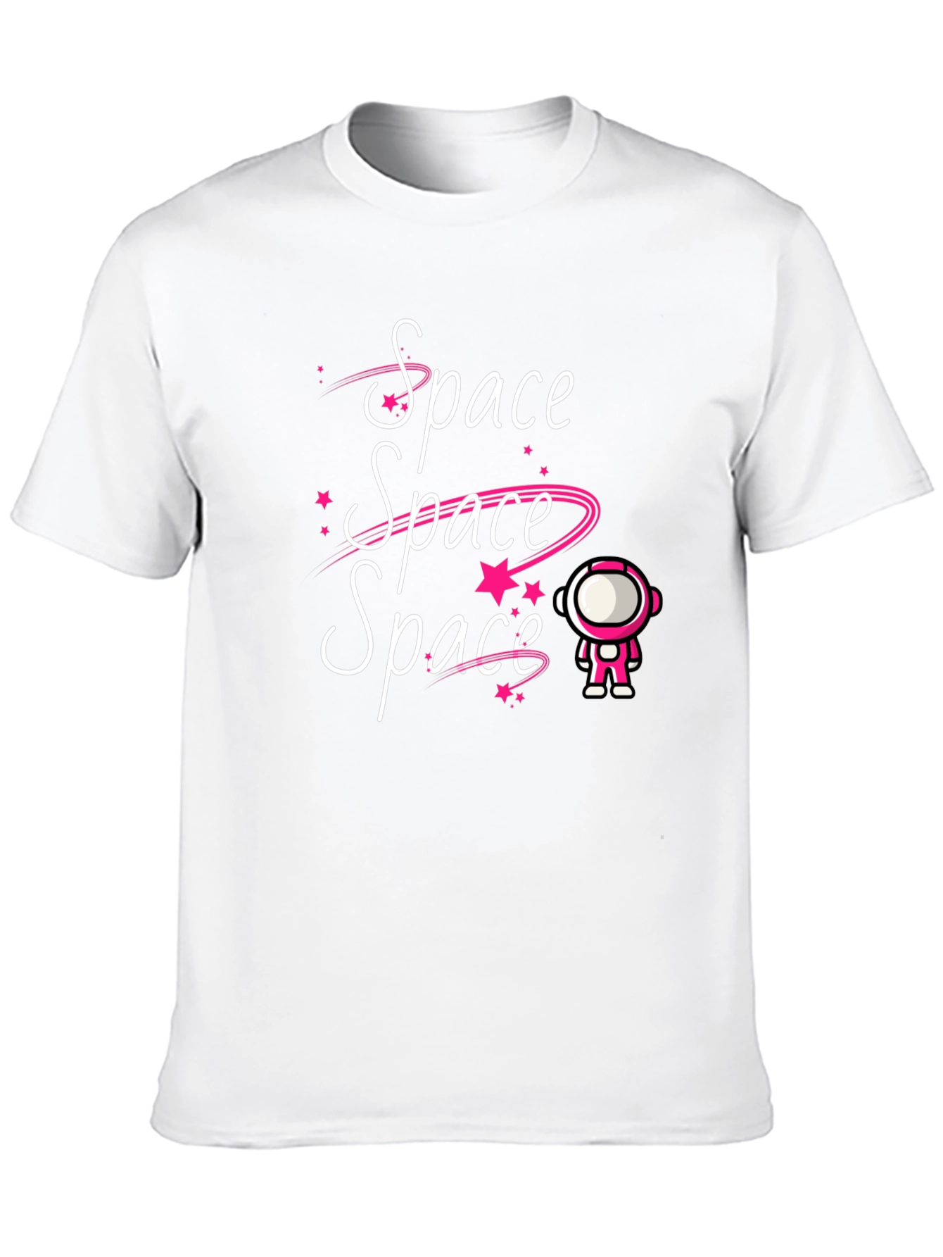 Camiseta Negra Espacio Astronauta