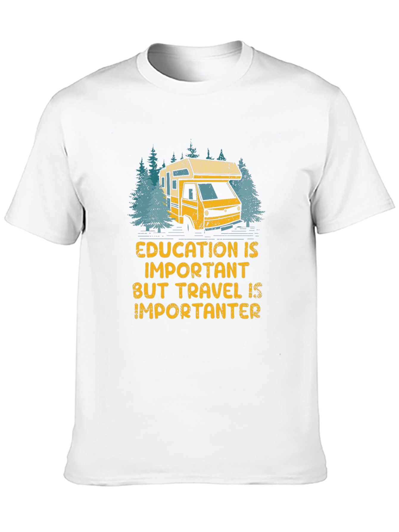 Camiseta Negra Viajar es Más Importante