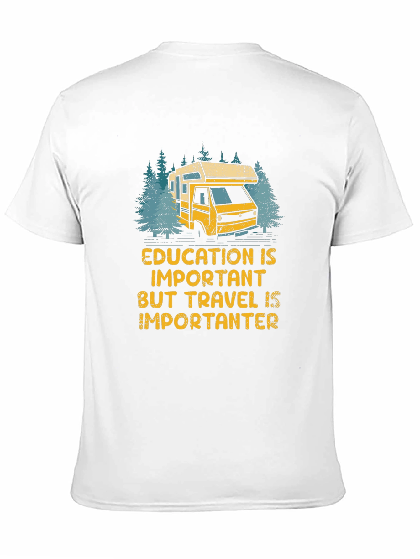 Camiseta Negra Viajar es Más Importante