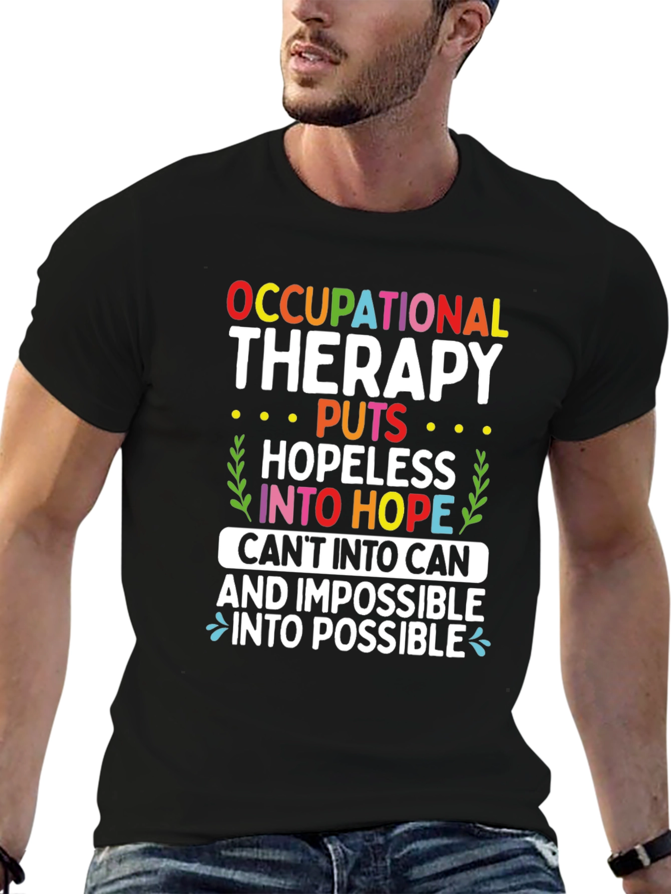 Camiseta de terapia ocupacional esperanza y posibilidad