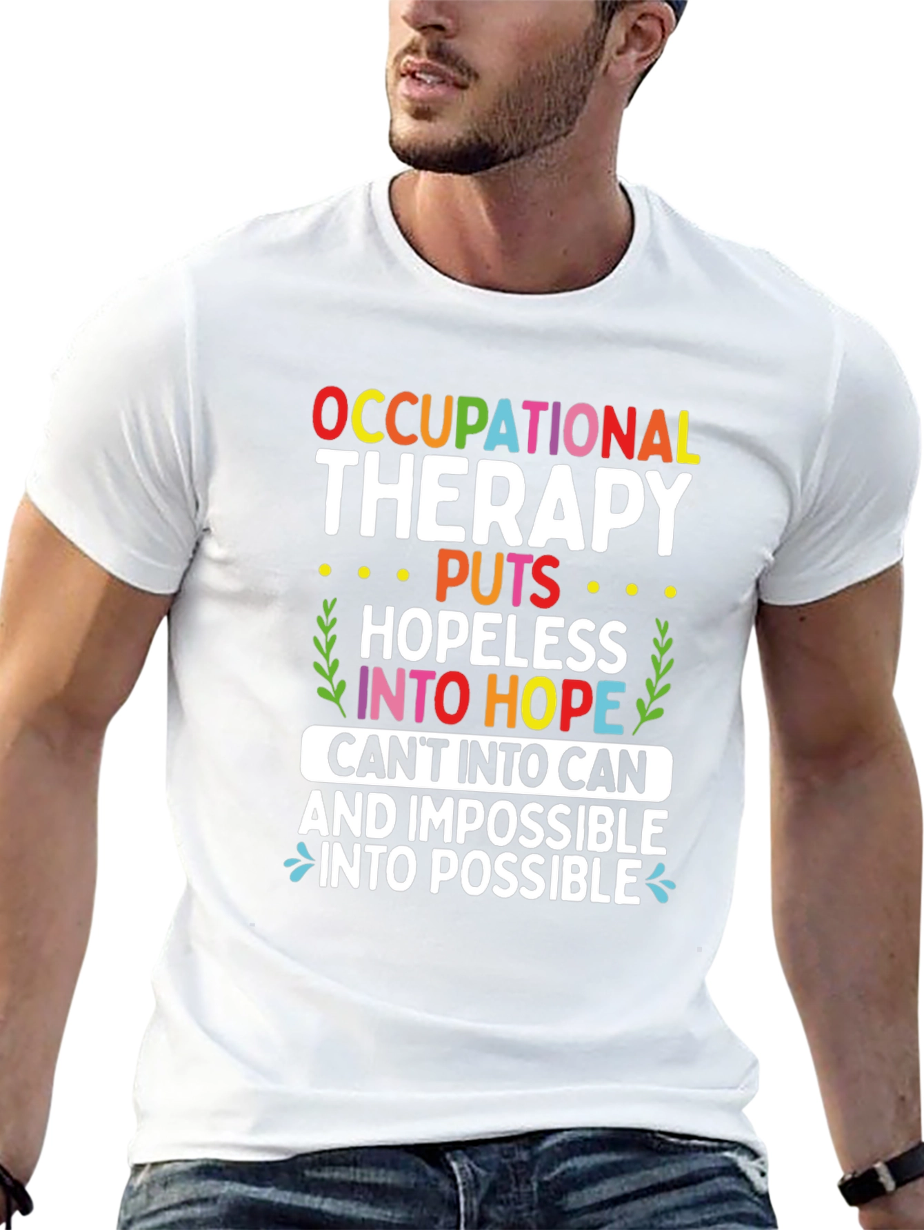 Camiseta de terapia ocupacional esperanza y posibilidad