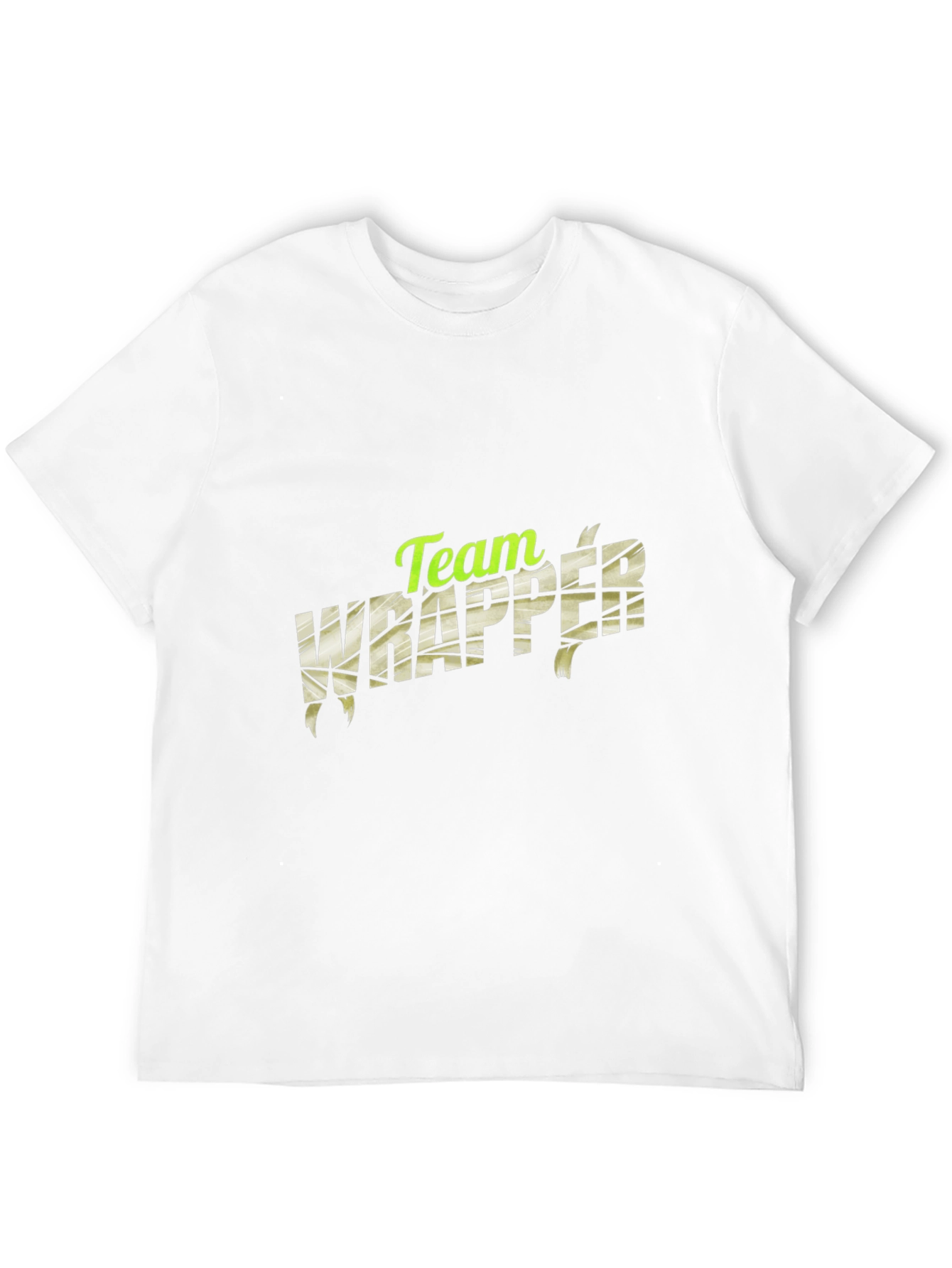Camiseta Negra Team Wrapper - Estilo Momia