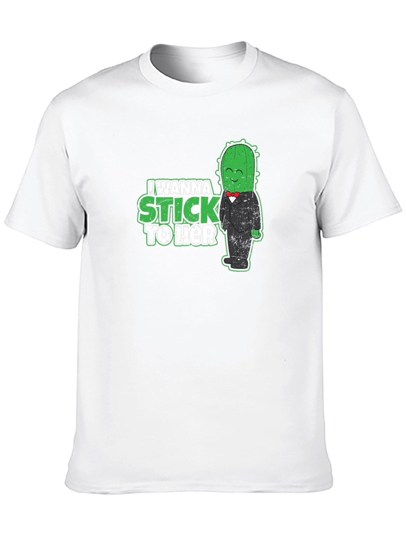 Camiseta Negra Cactus Enamorado