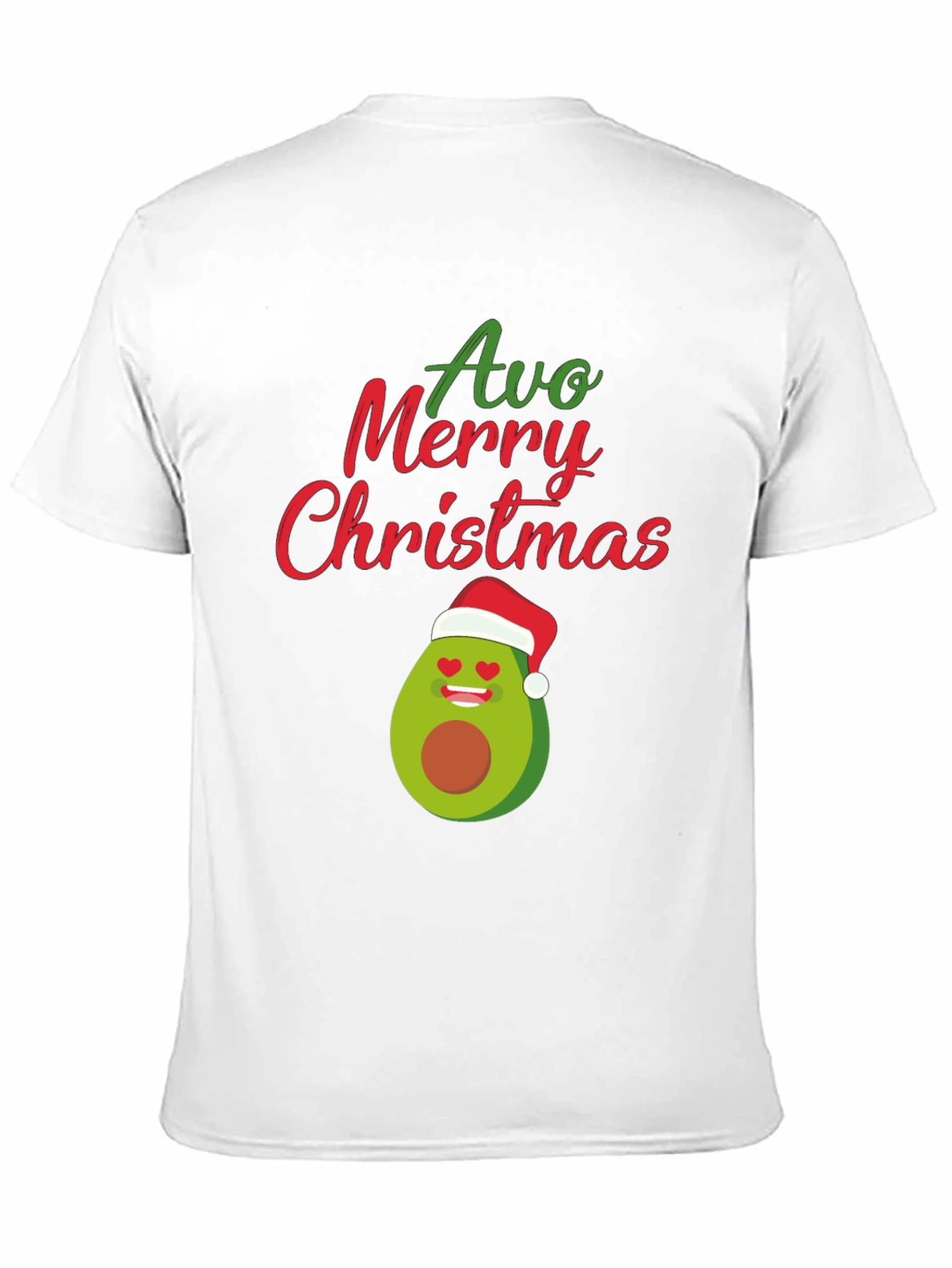 Camiseta Navideña Aguacate Avo Merry Christmas