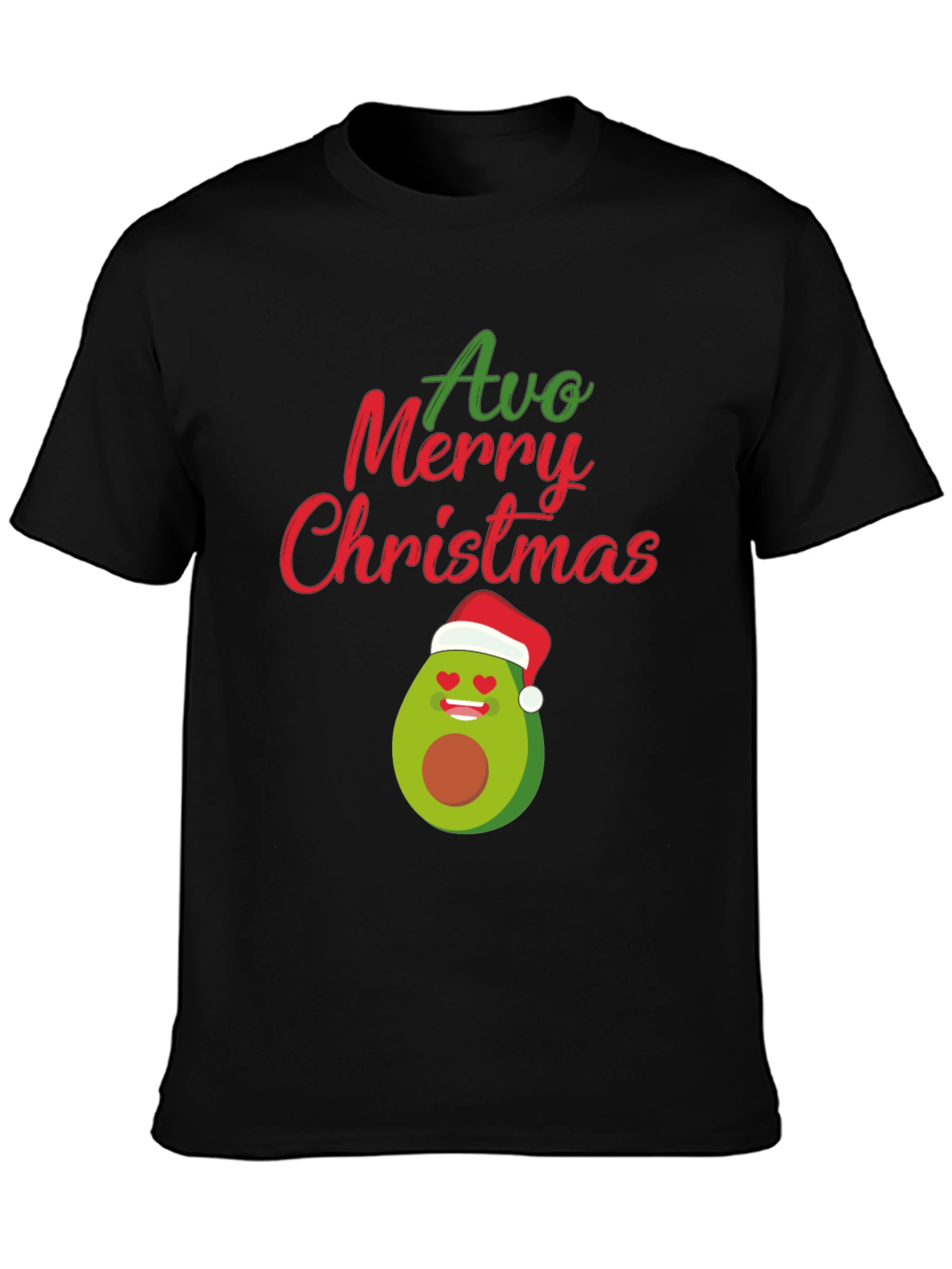 Camiseta Navideña Aguacate Avo Merry Christmas