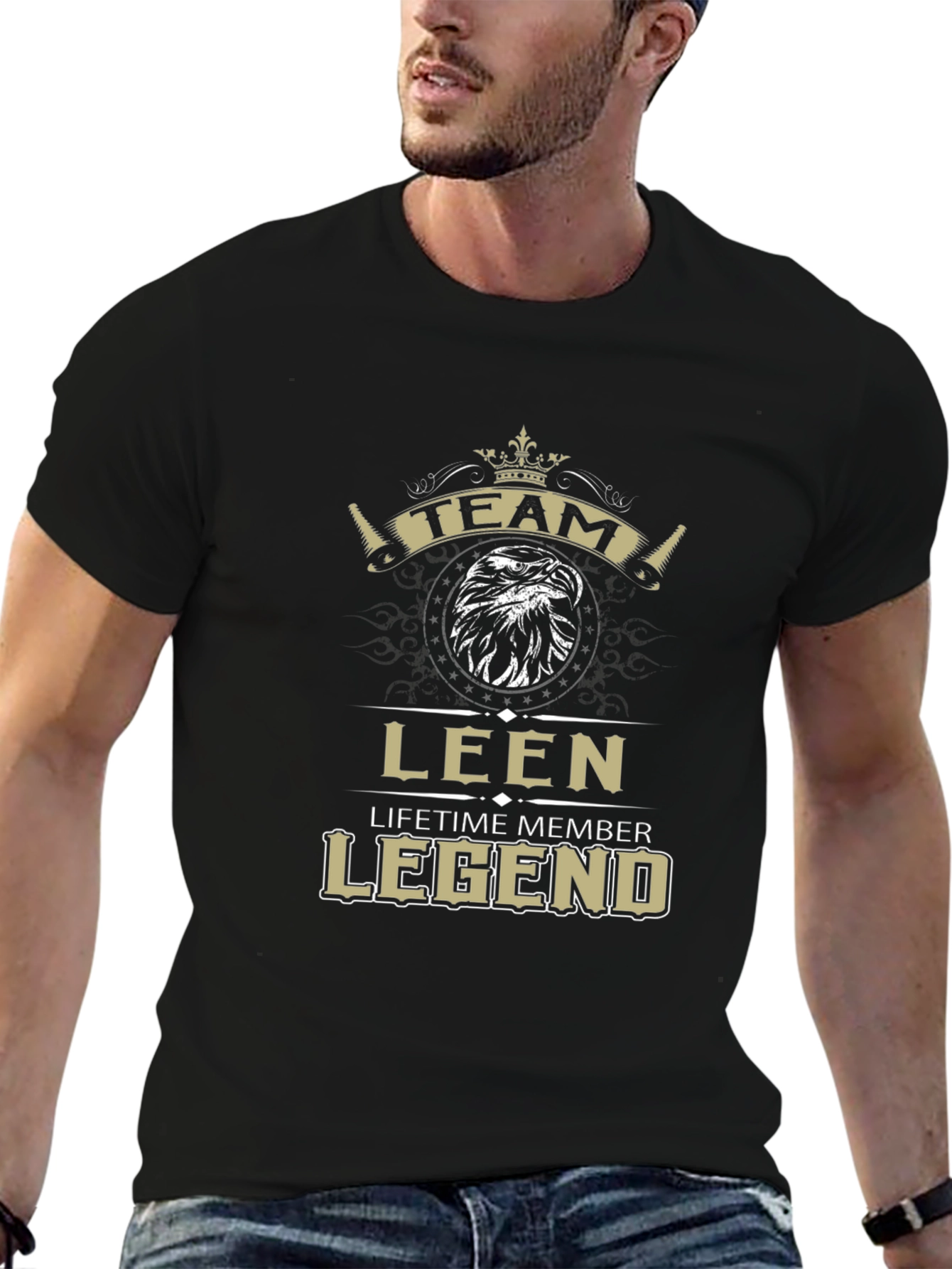 Camiseta Negra TEAM LEEN Legend