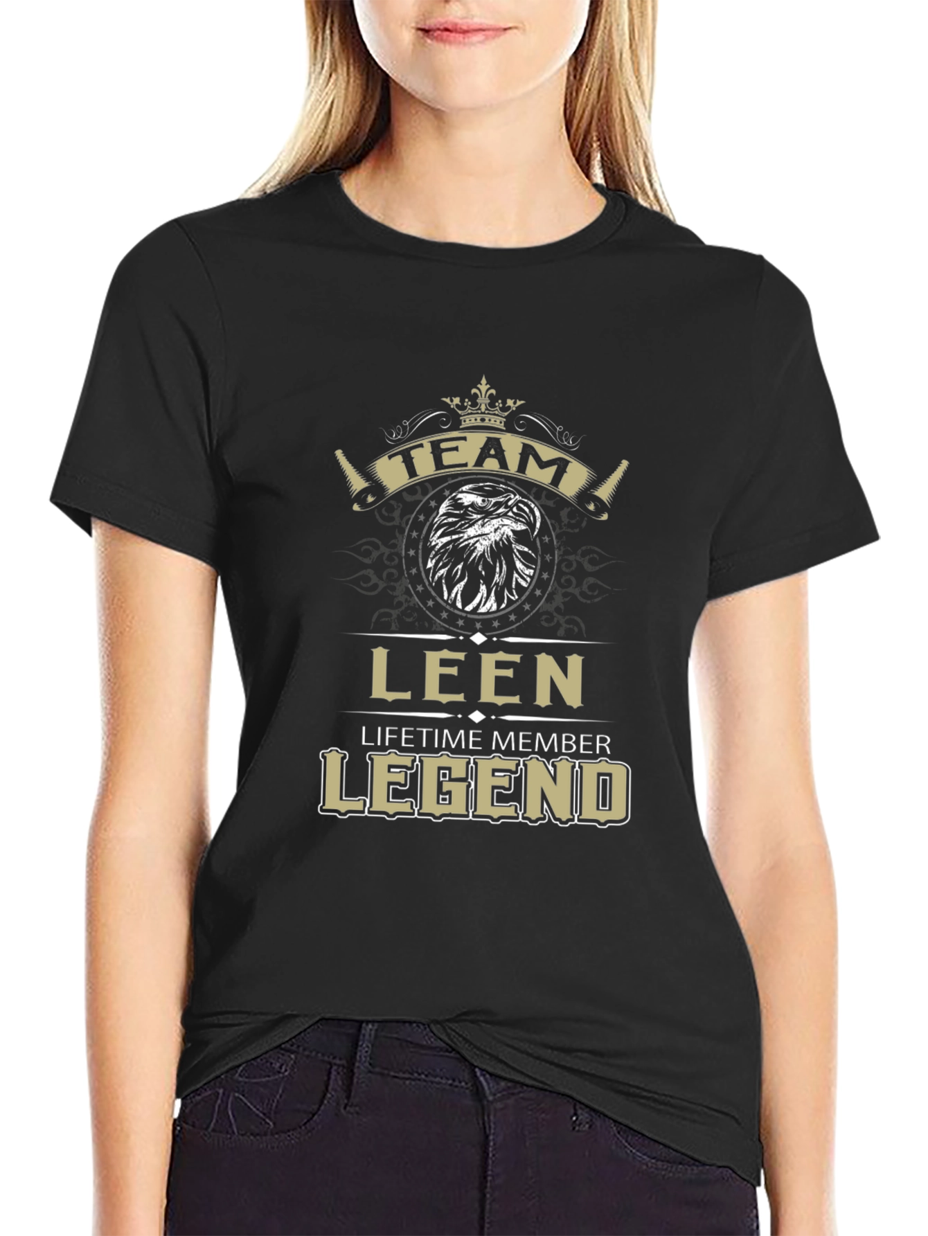 Camiseta Negra TEAM LEEN Legend