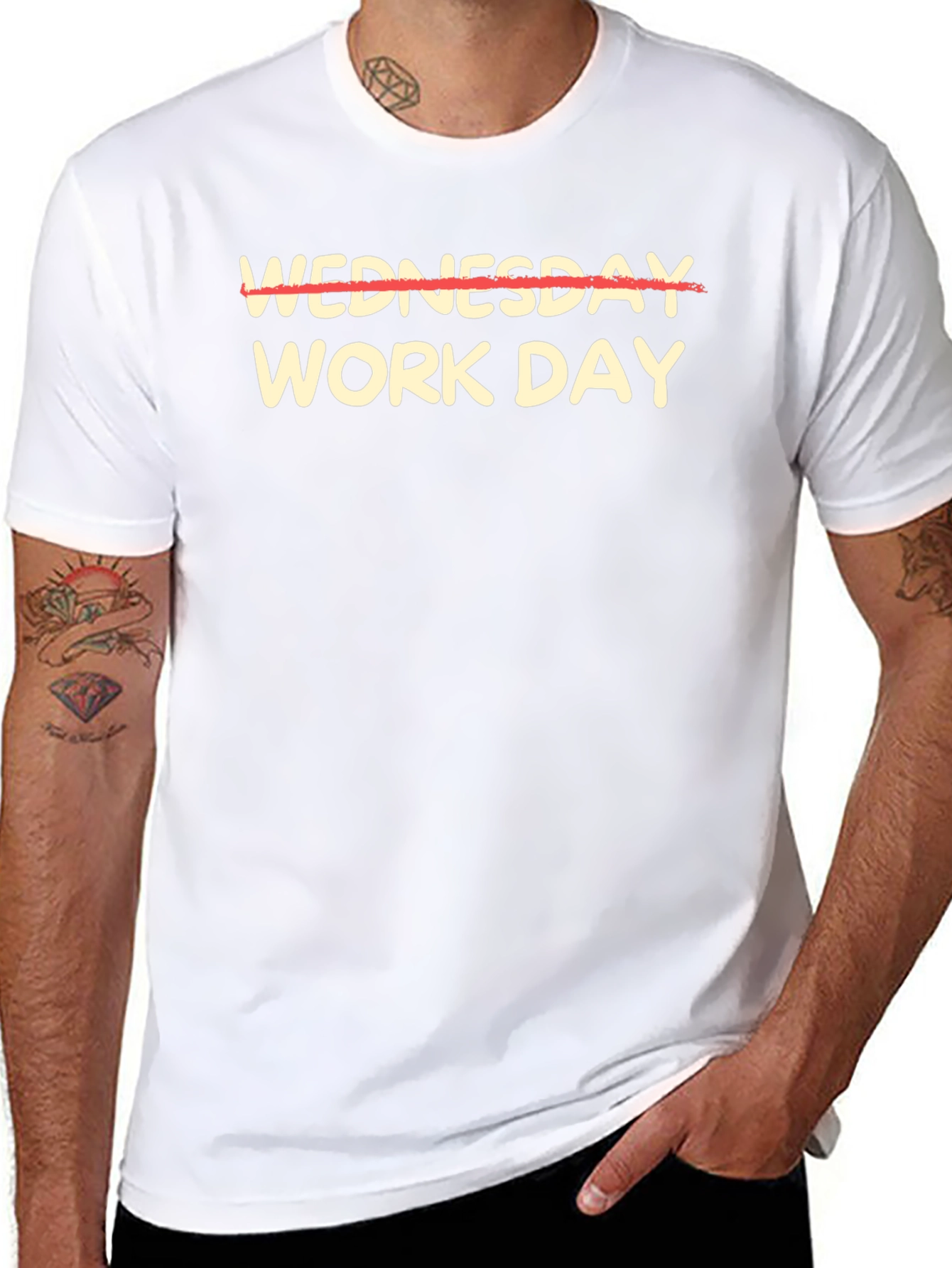Camiseta Negra - Miércoles No es Día Laboral
