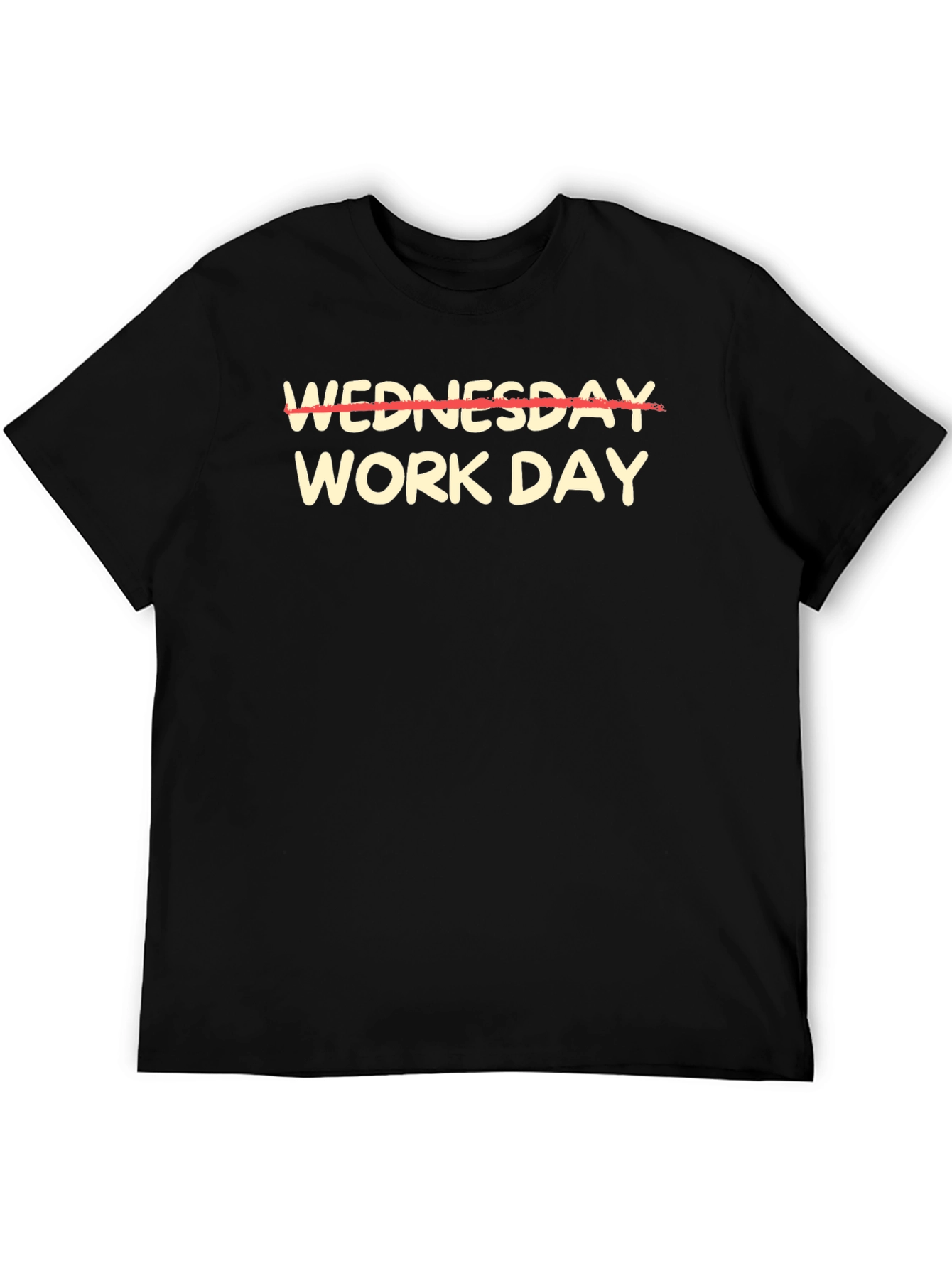 Camiseta Negra - Miércoles No es Día Laboral