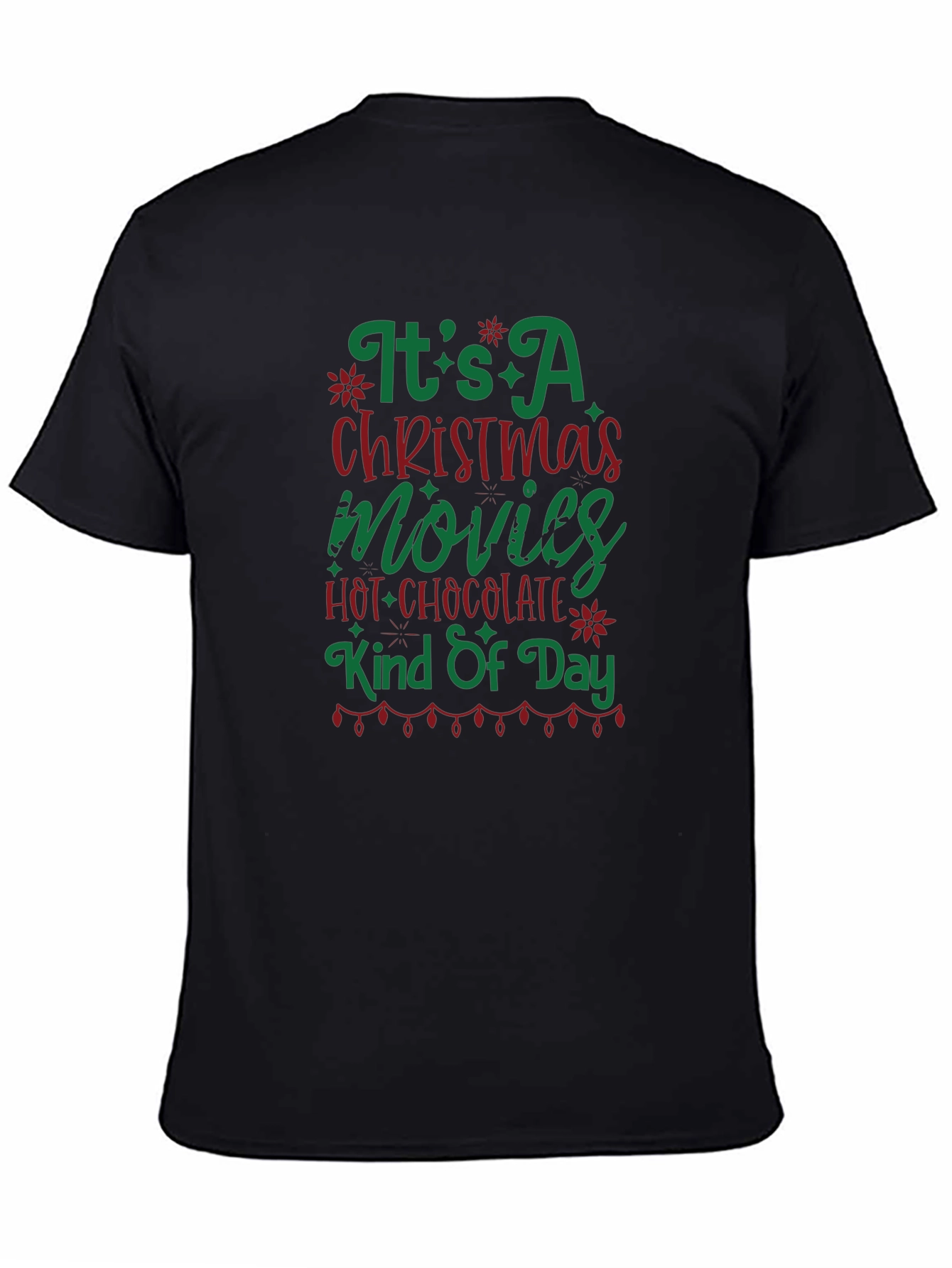 Camiseta Navideña Movies & Hot Chocolate