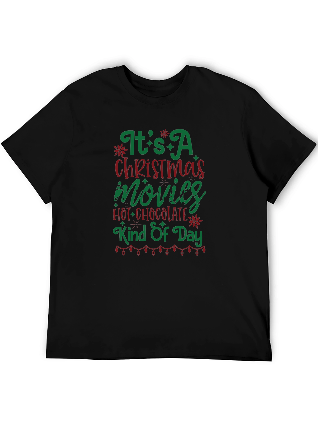 Camiseta Navideña Movies & Hot Chocolate