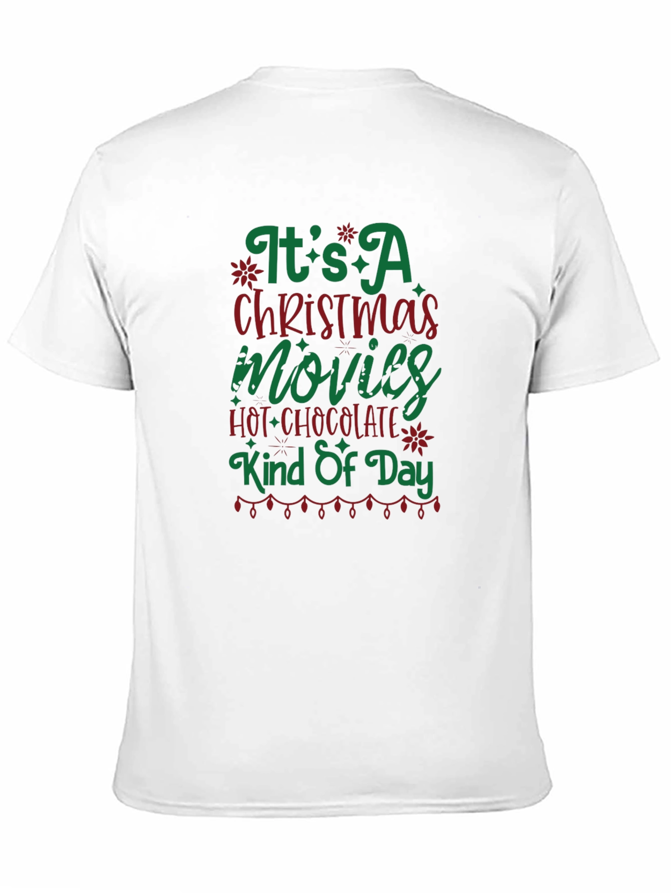 Camiseta Navideña Movies & Hot Chocolate
