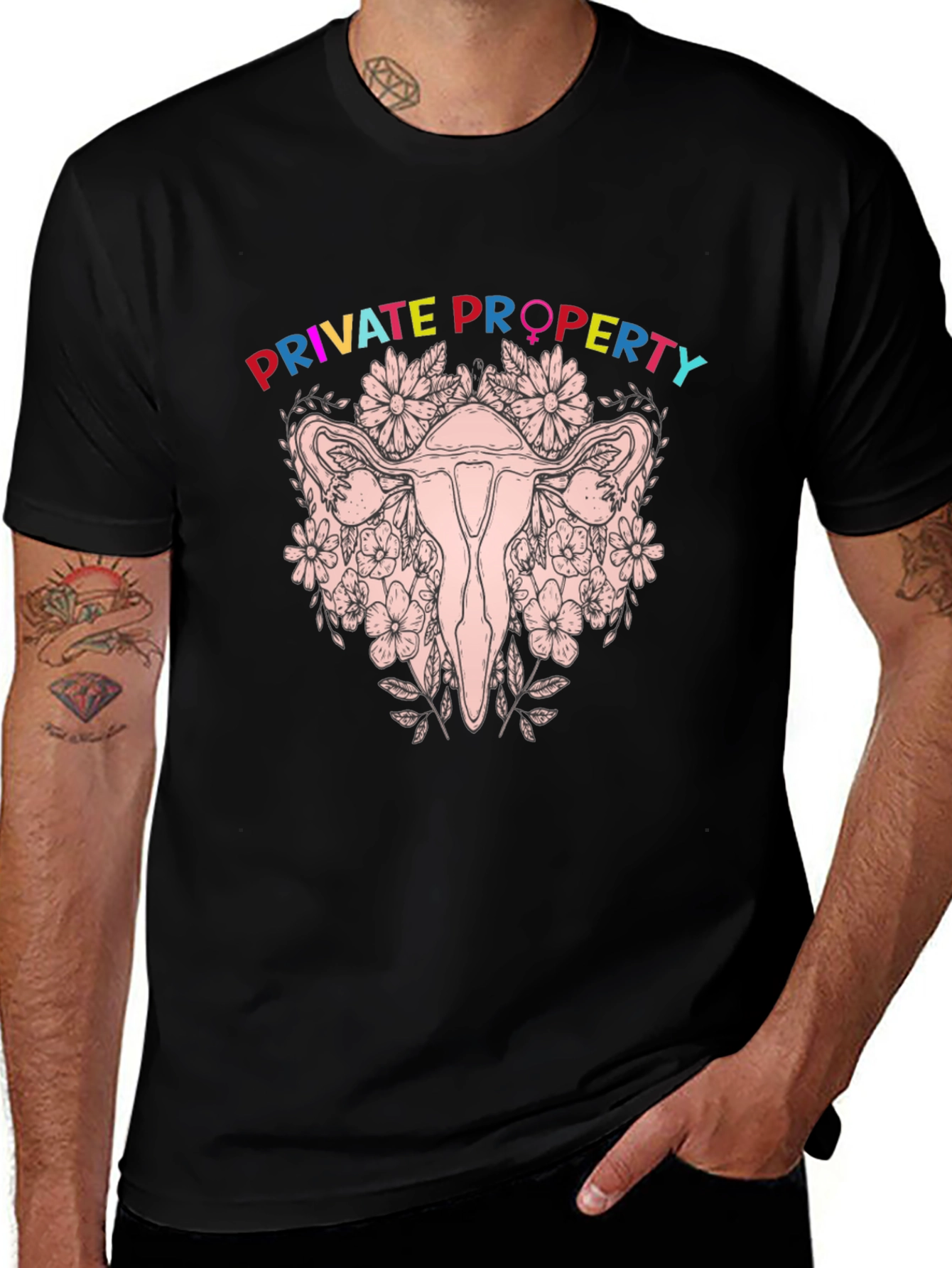 Camiseta Negra Propiedad Privada