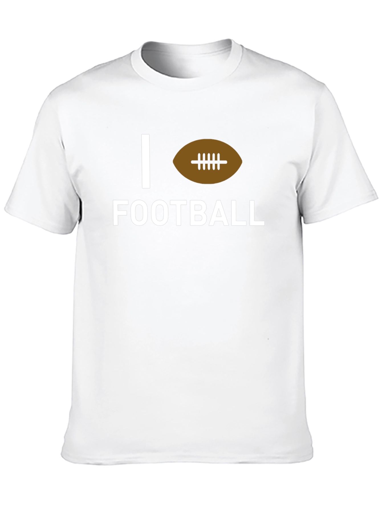Camiseta Negra I Love Football