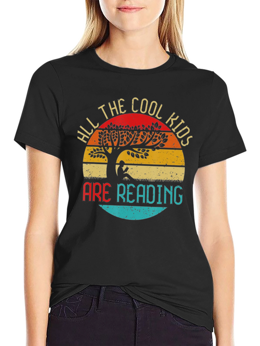 Camiseta All The Cool Kids Are Reading