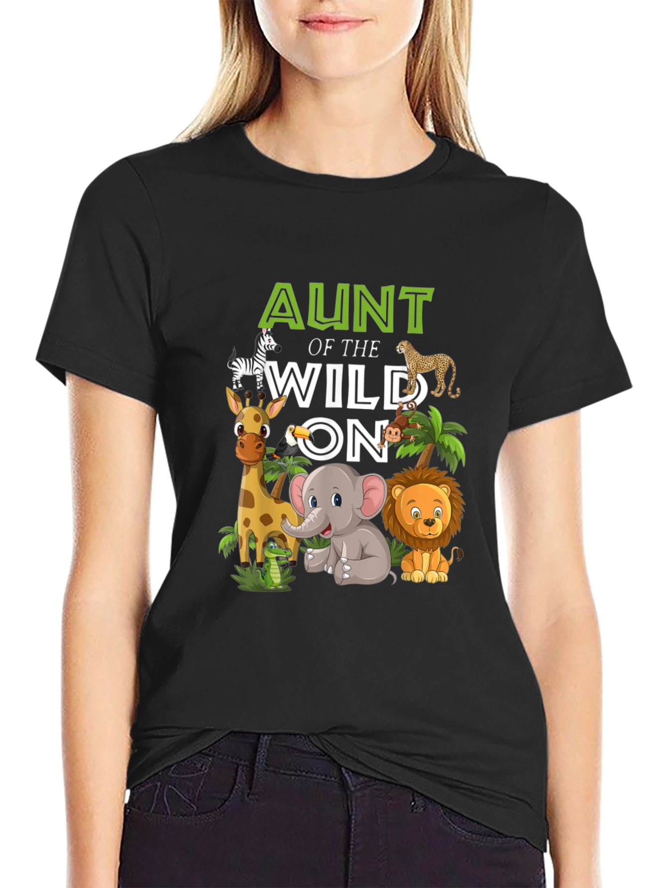 Camiseta Tía del Salvaje UNO con Animales