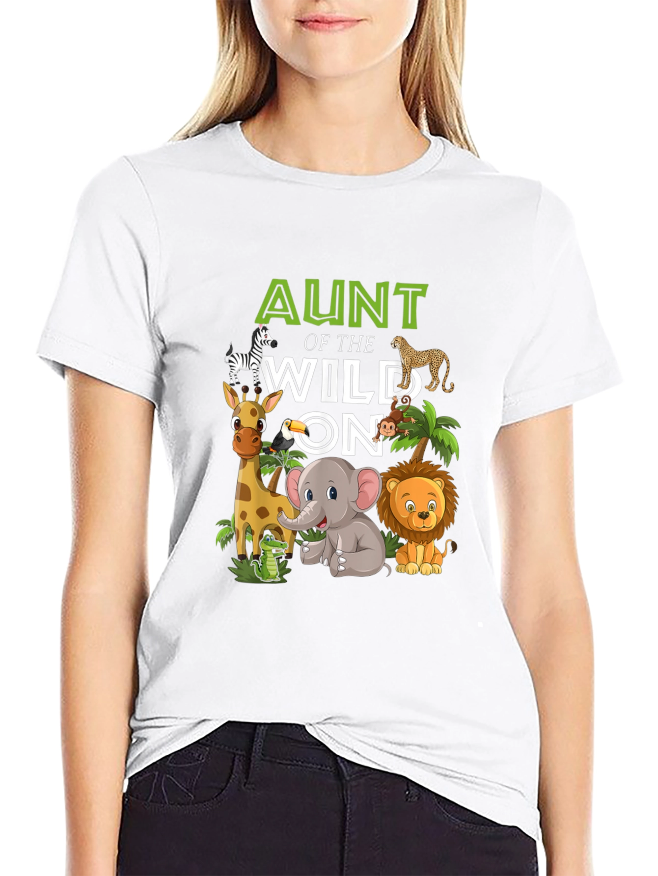 Camiseta Tía del Salvaje UNO con Animales