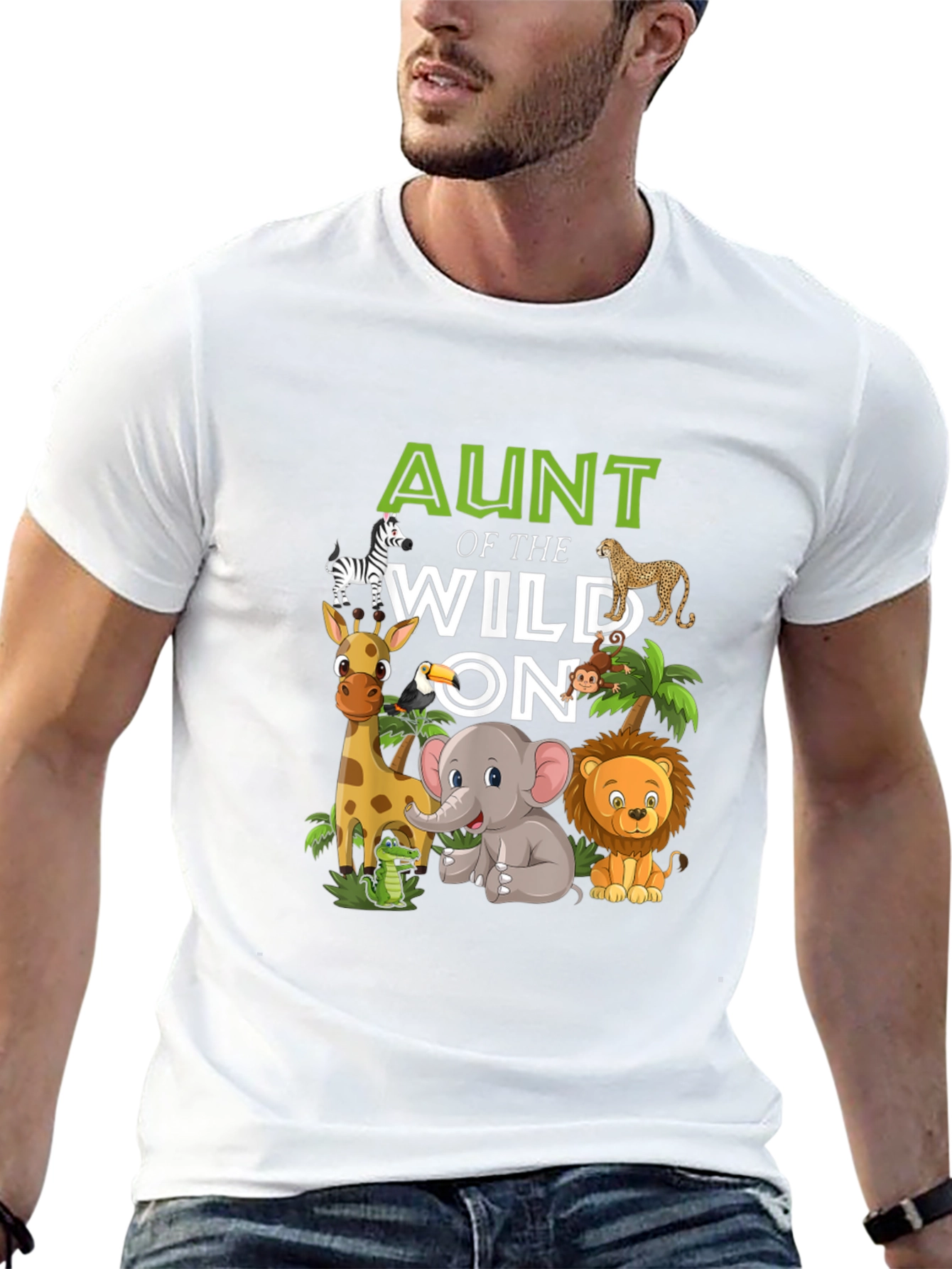 Camiseta Tía del Salvaje UNO con Animales